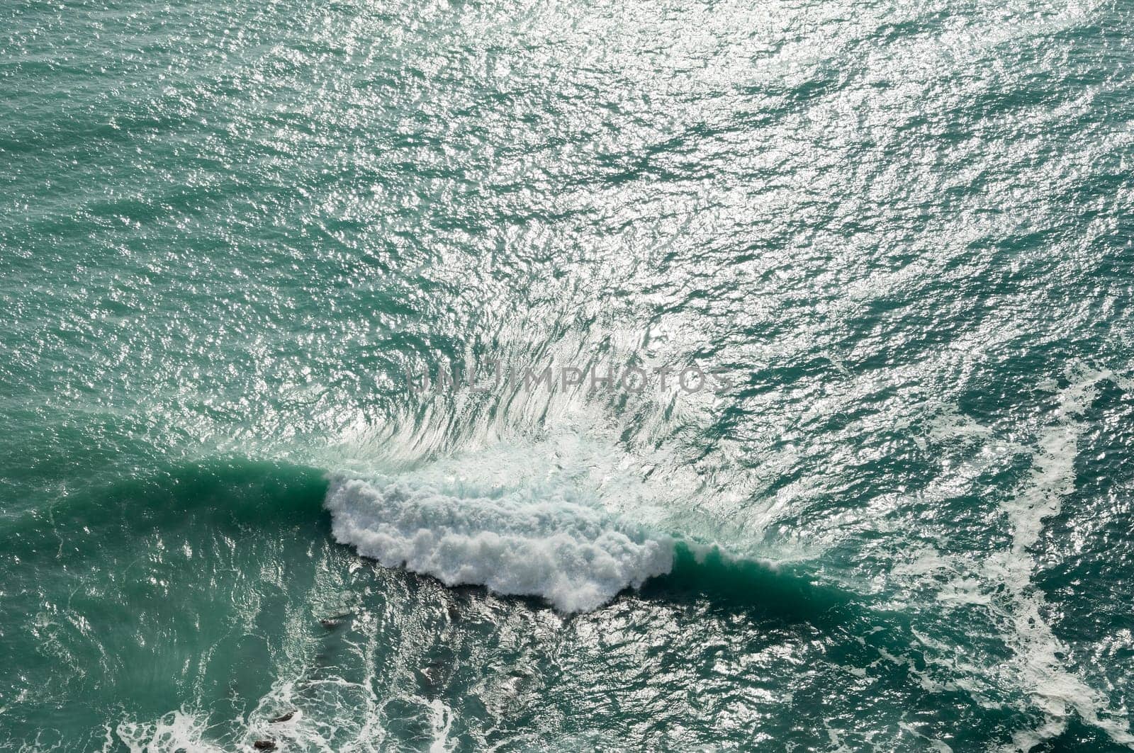 Sea surface detail in the Atlantic portuguese coast