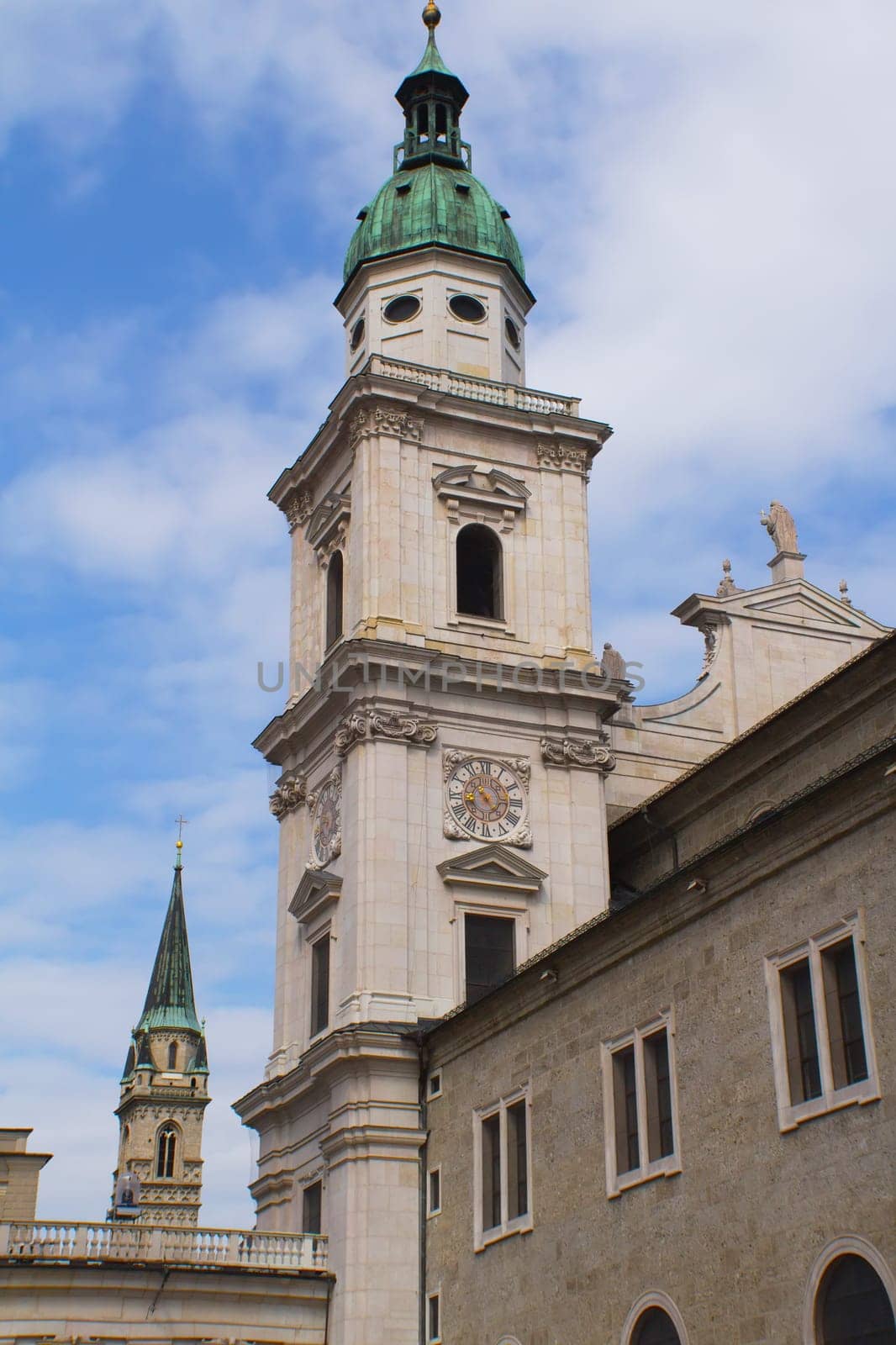 Salzburg - Tower of Cathedral (Austria, Europe)