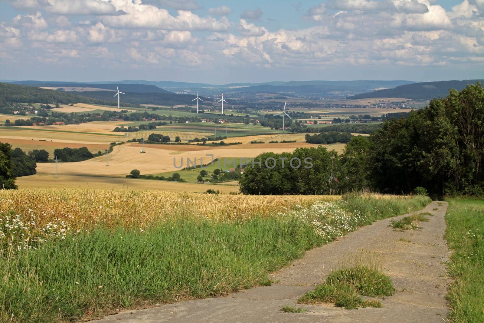 View of the Weser Uplands