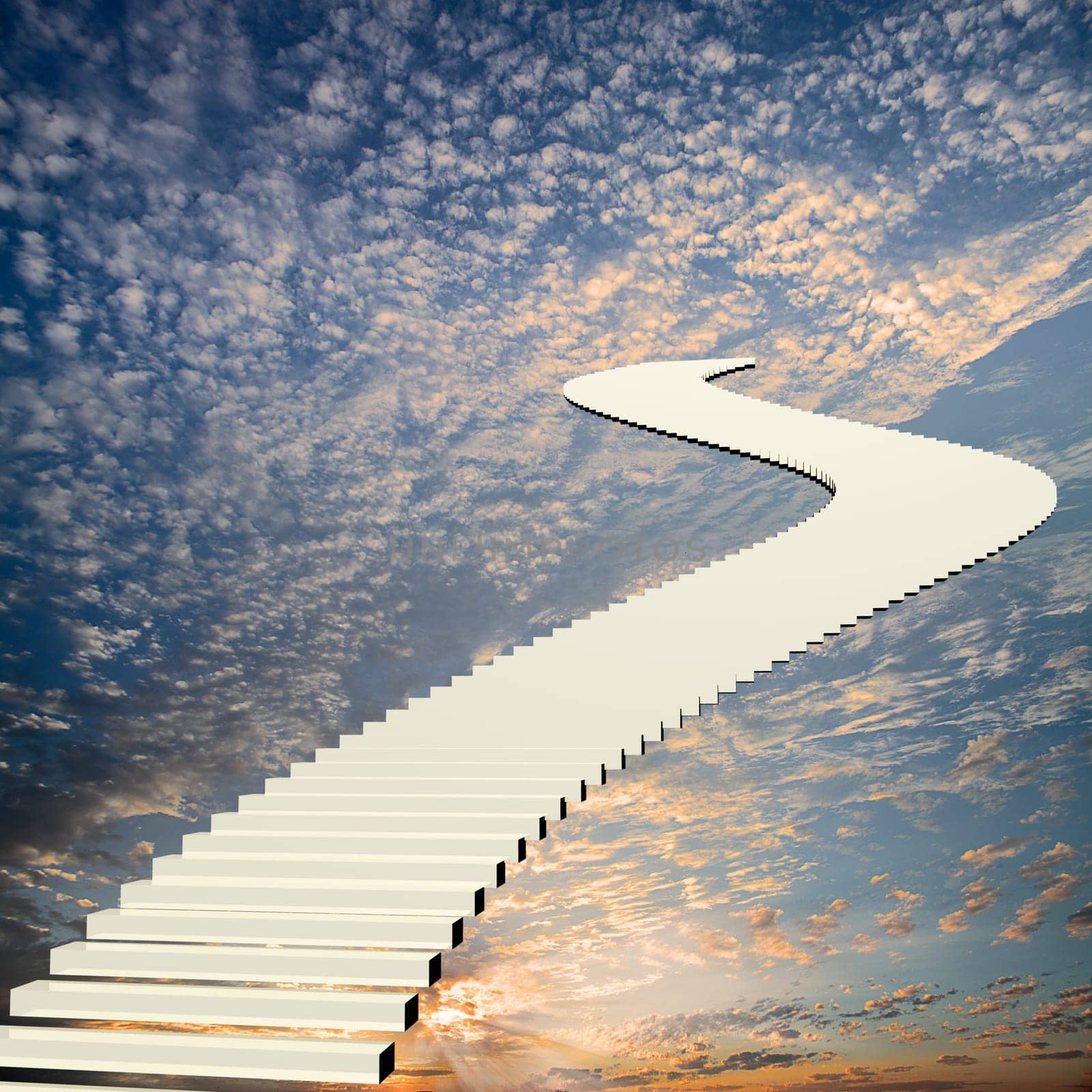 Stairway to the sky for adv or others purpose use