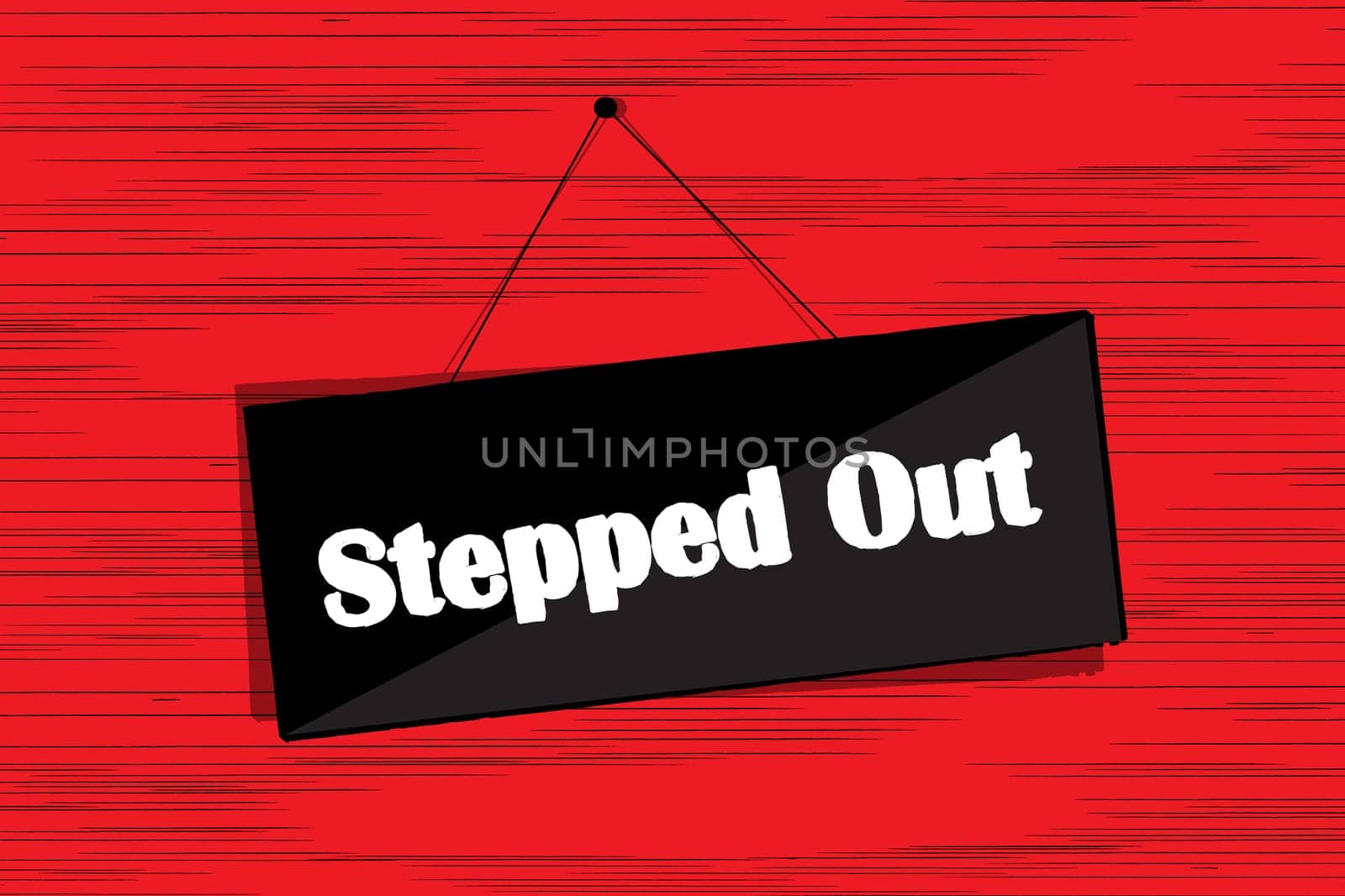 Stepped Out message board grunge sketch