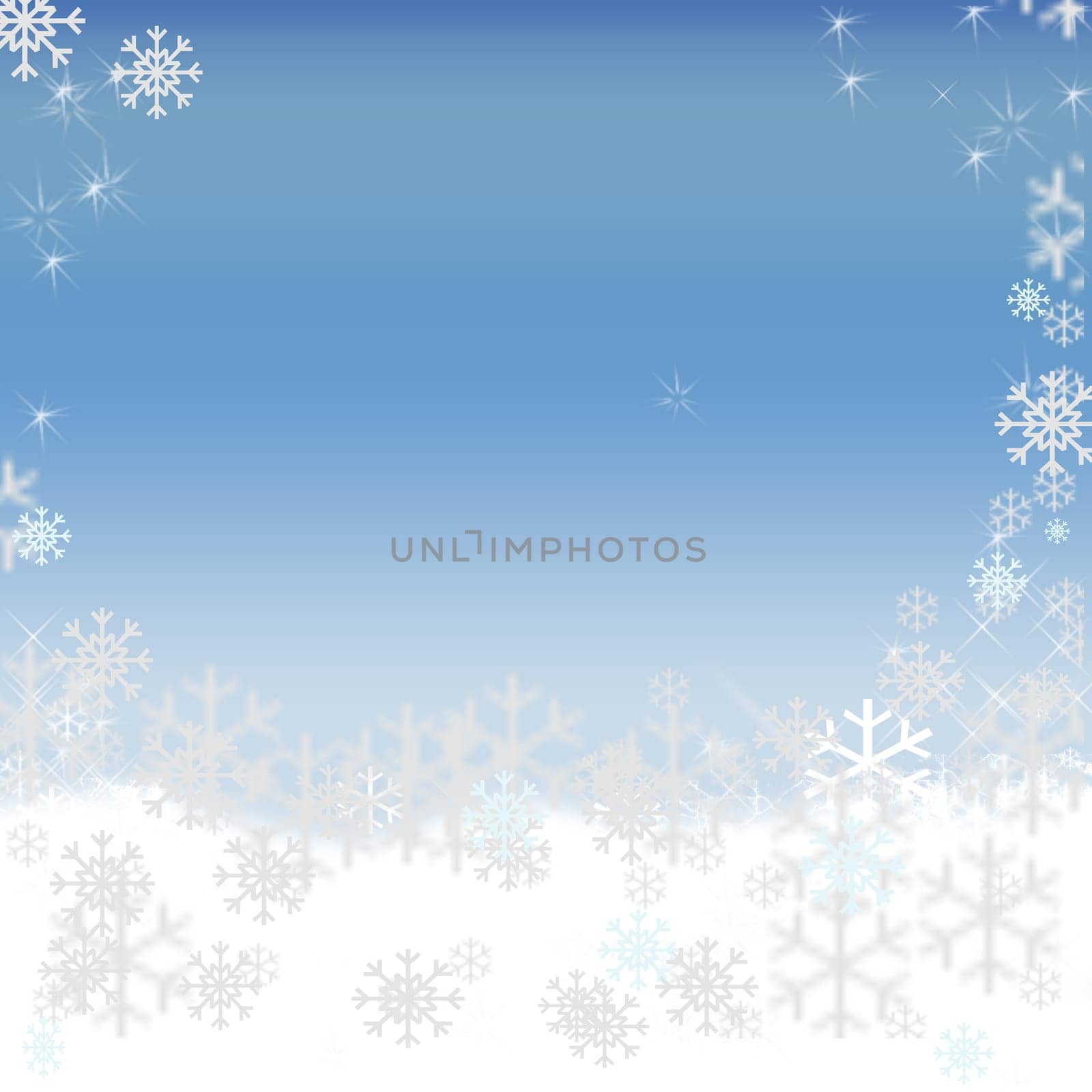 Christmas Background Snow Stars