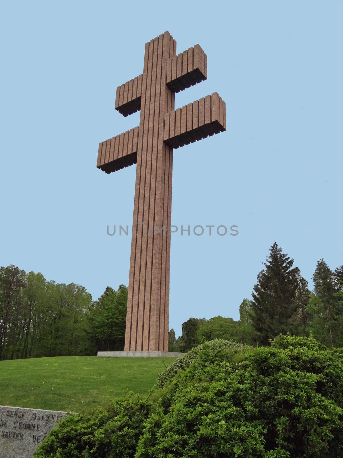 Lorraine cross memorial Charles de Gaulle in France