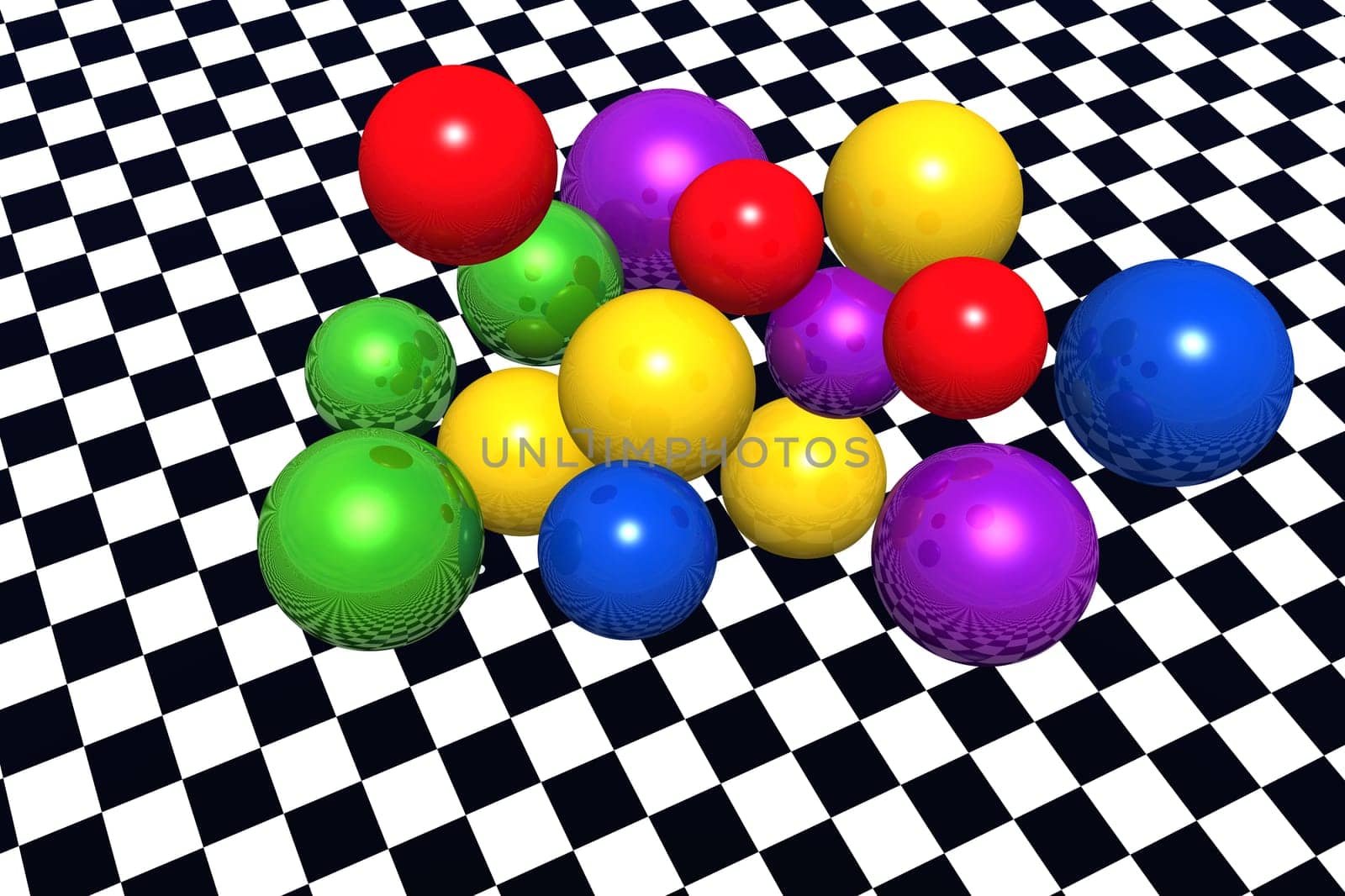 colored balls