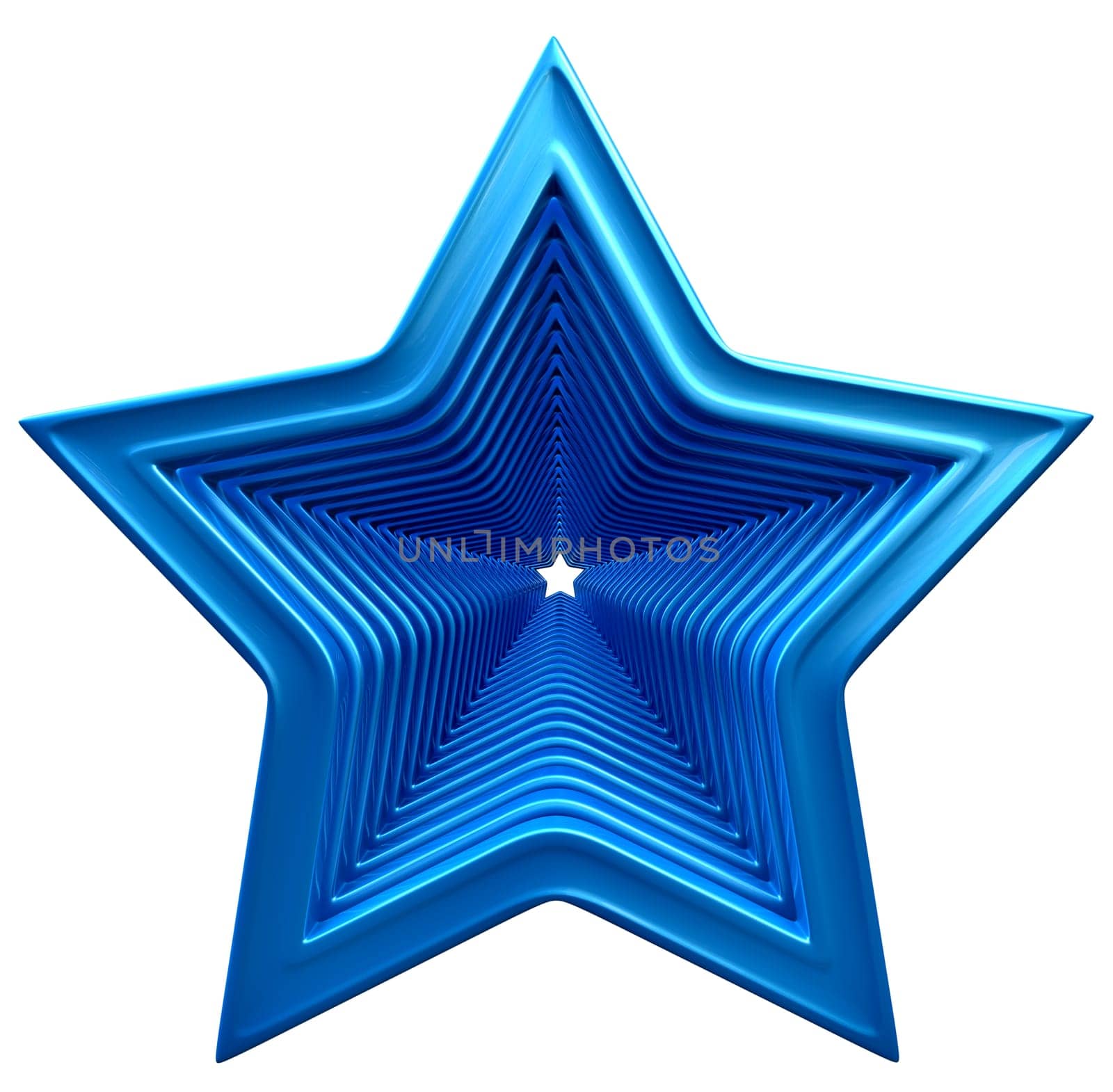 big and small stars in motion for advertise on white background