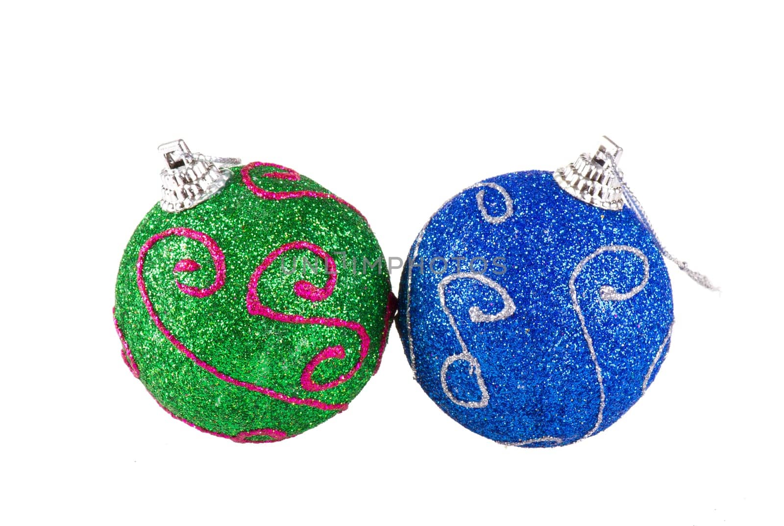 Christmas bauble. Isolated on white background