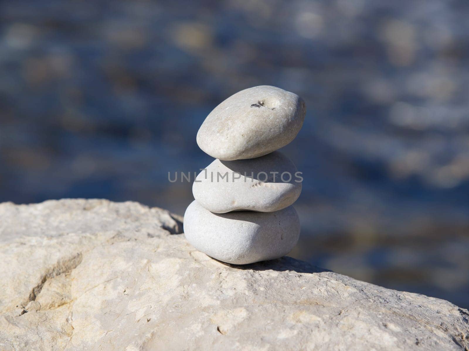 stones and rocks on the coast of the sea