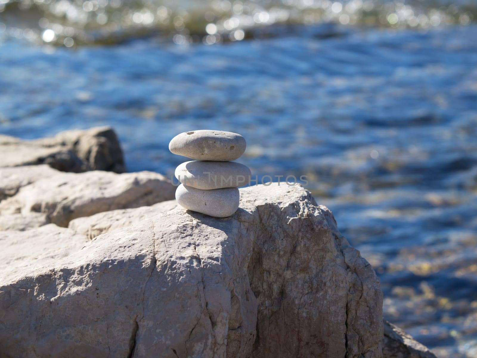stones and rocks on the sea coast