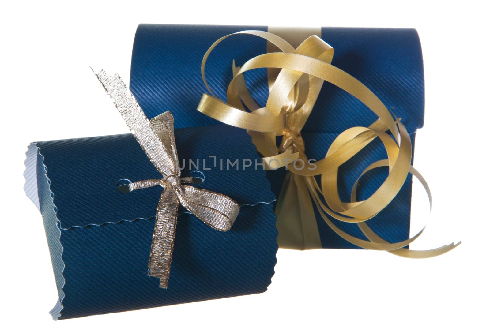 Christmas gift box on a white background
