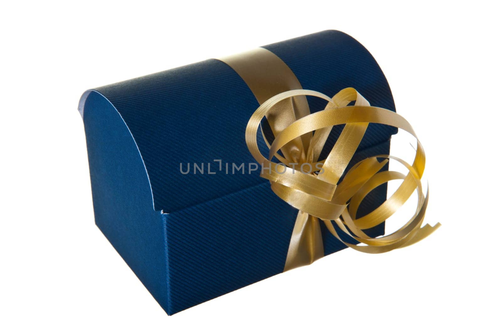 Christmas gift box on a white background