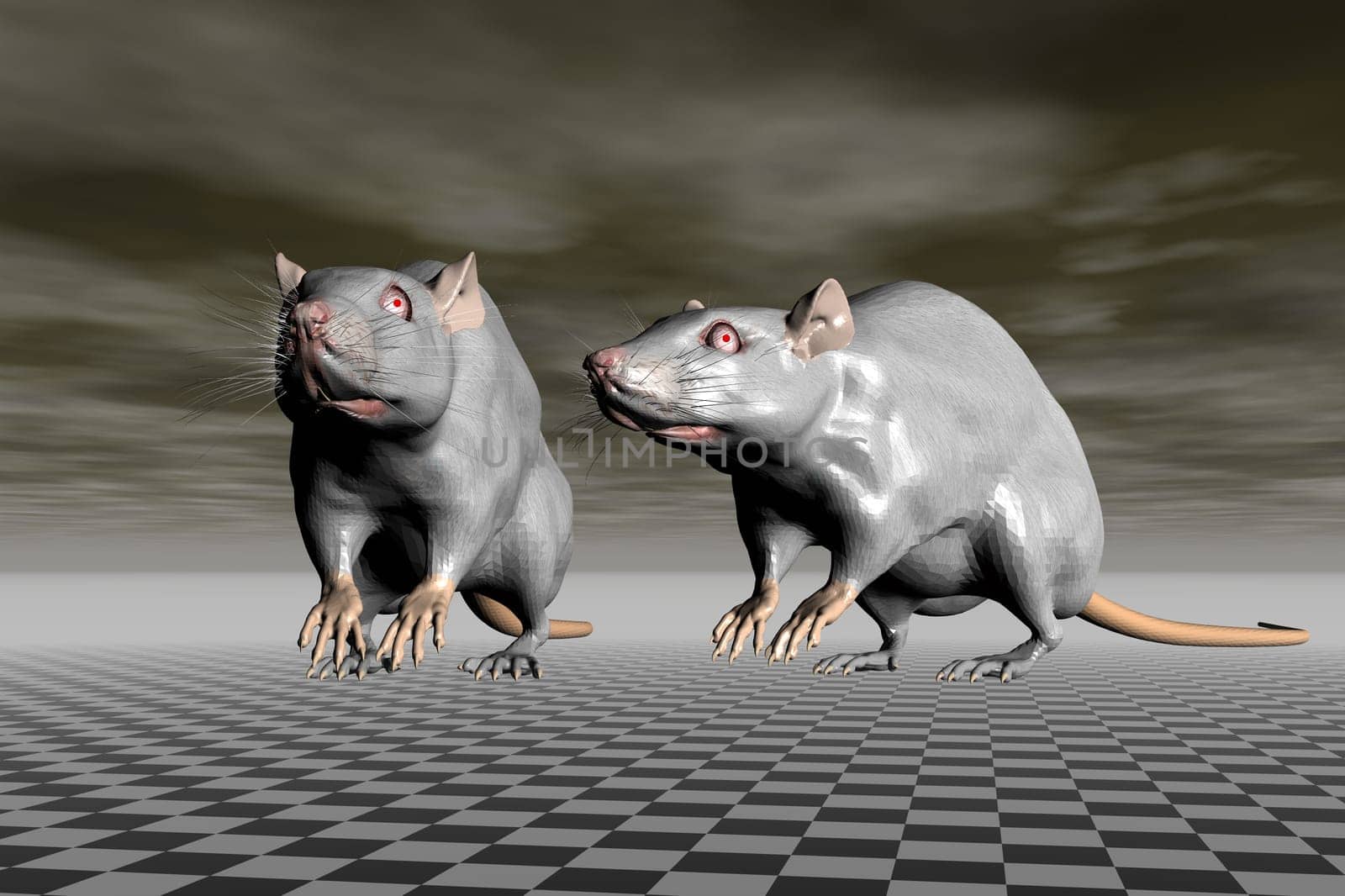 two rats