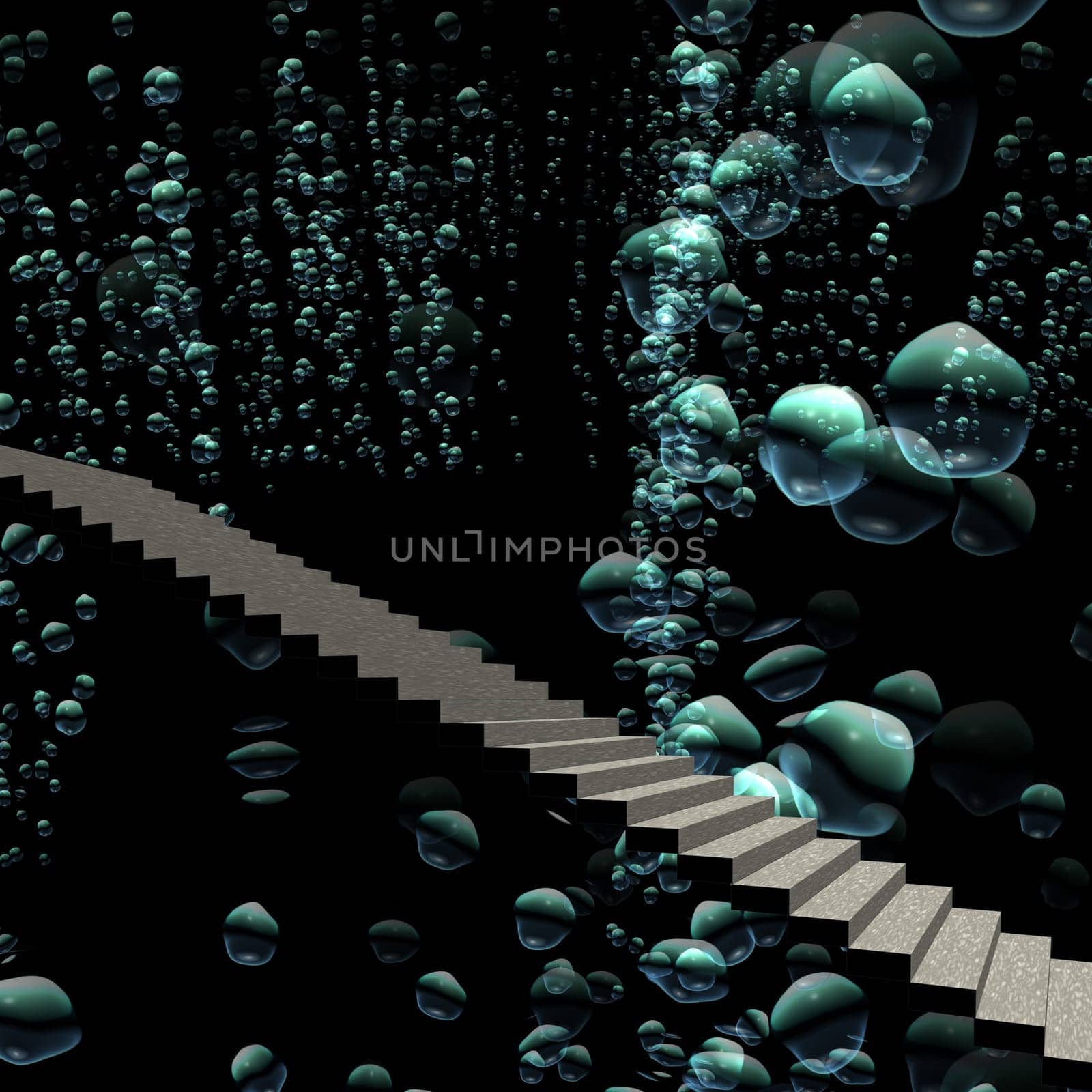 Virtual three-dimensional ladder for adv or others purpose use