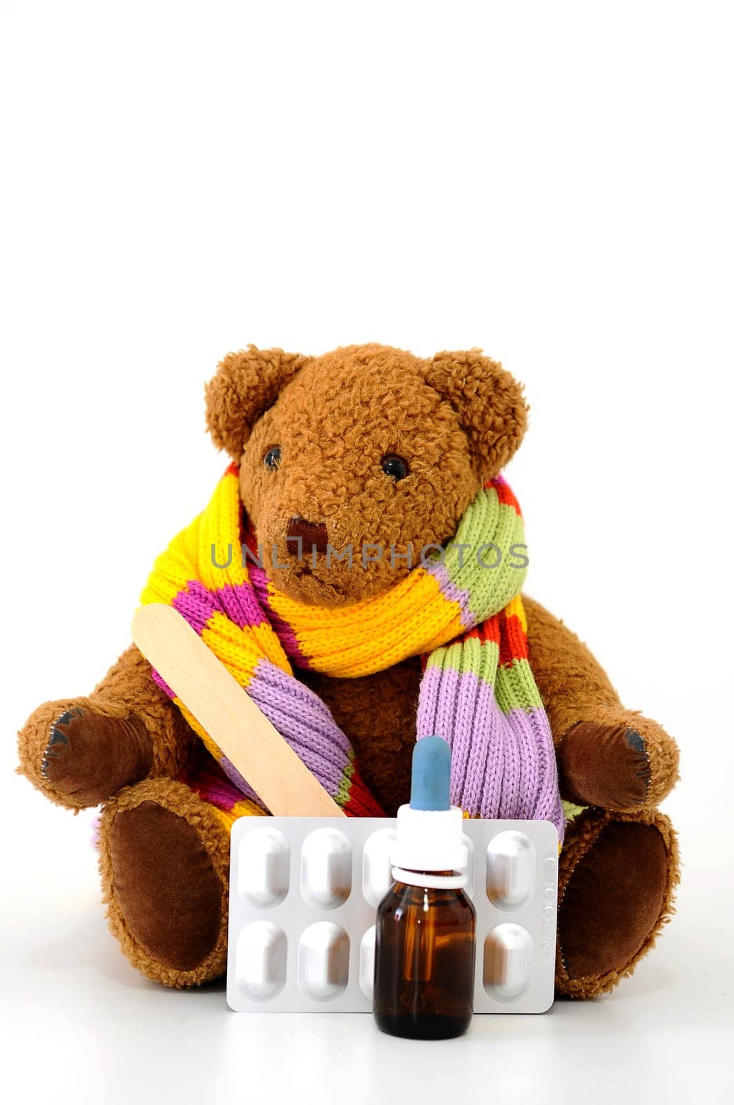 sick teddy bear