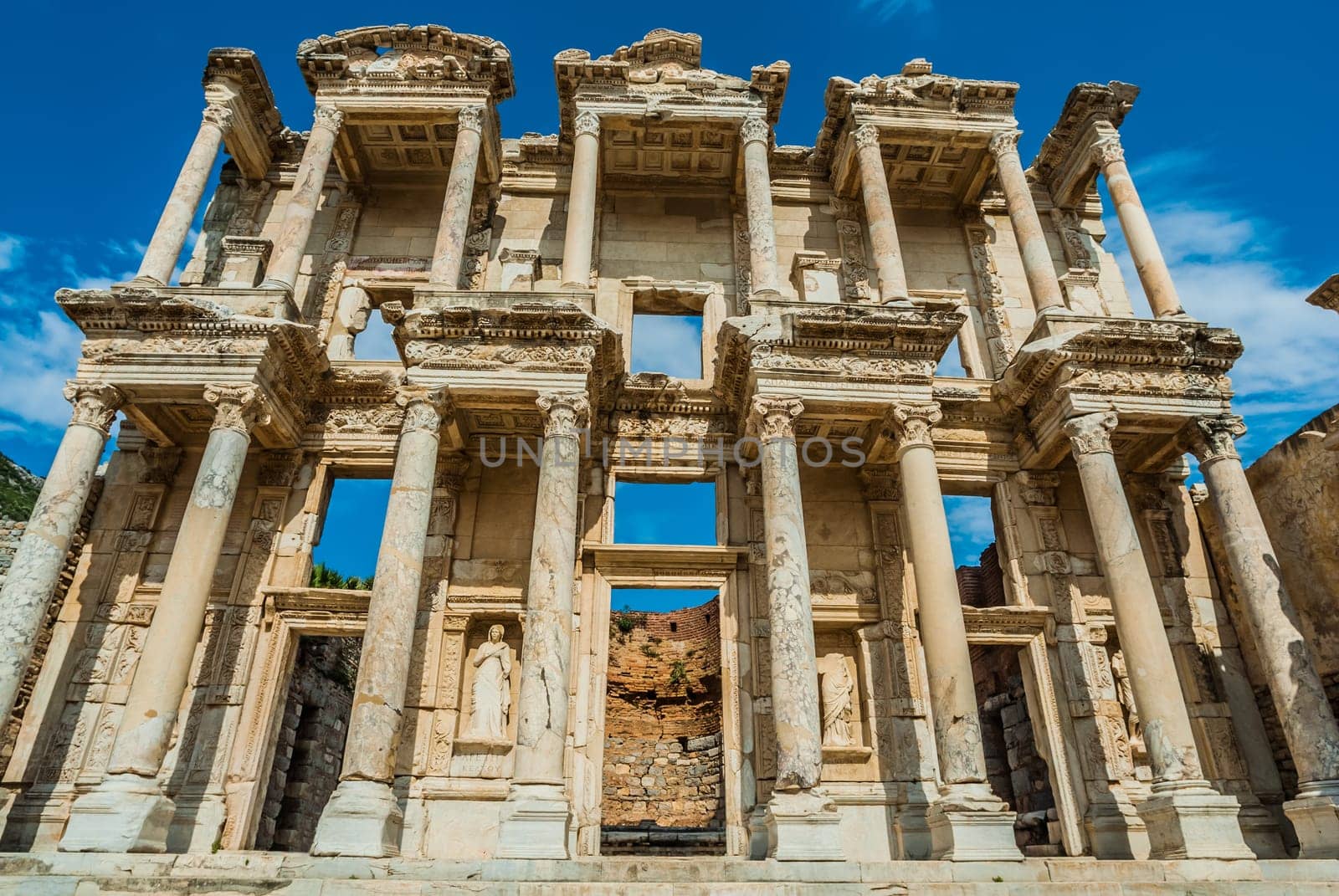 Ephesus ancient greek ruins in Anatolia Turkey