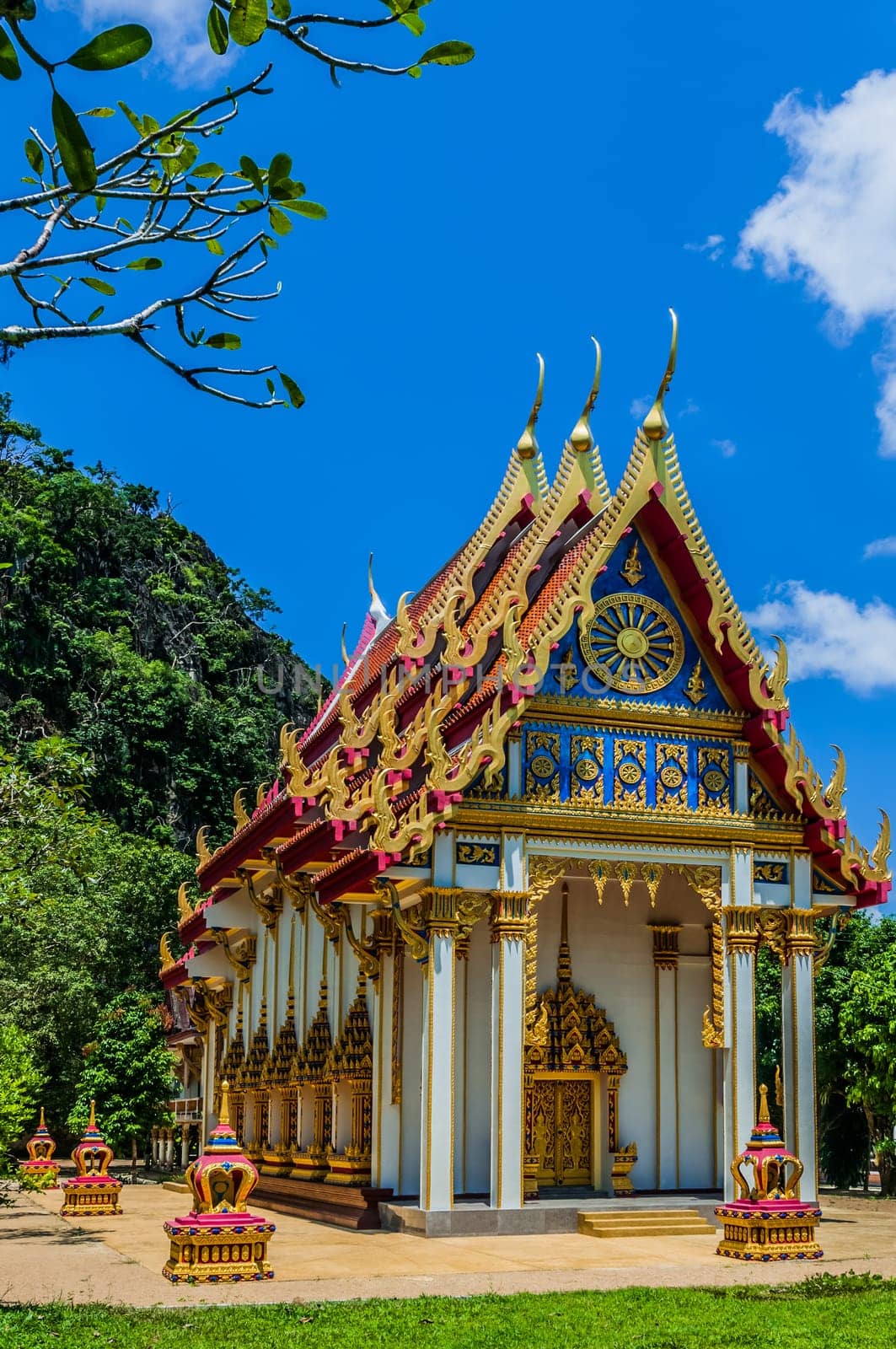 suwankuha temple phang nga in Phuket island in Thailand