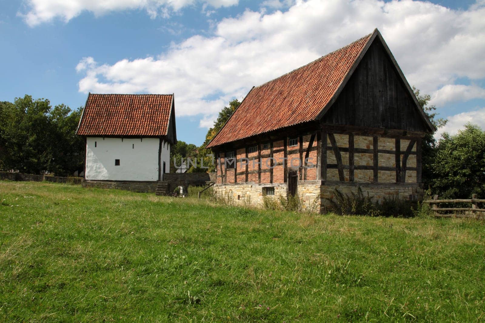 Half-timbered farm