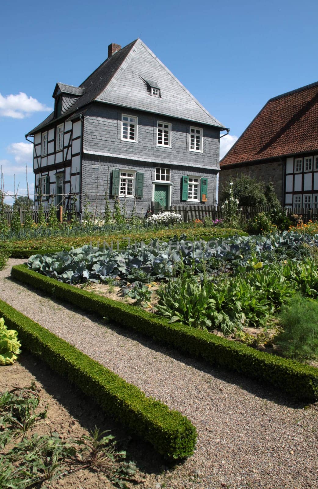 Old house with garden