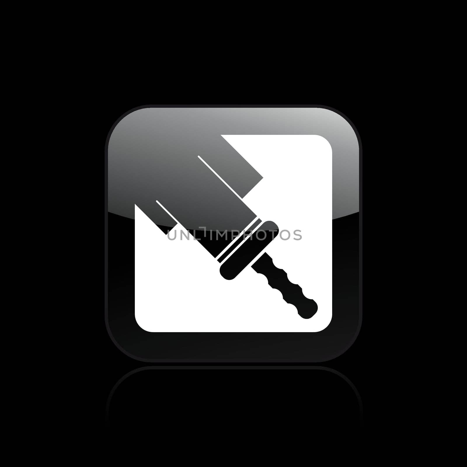 Vector illustration of single isolated clean icon