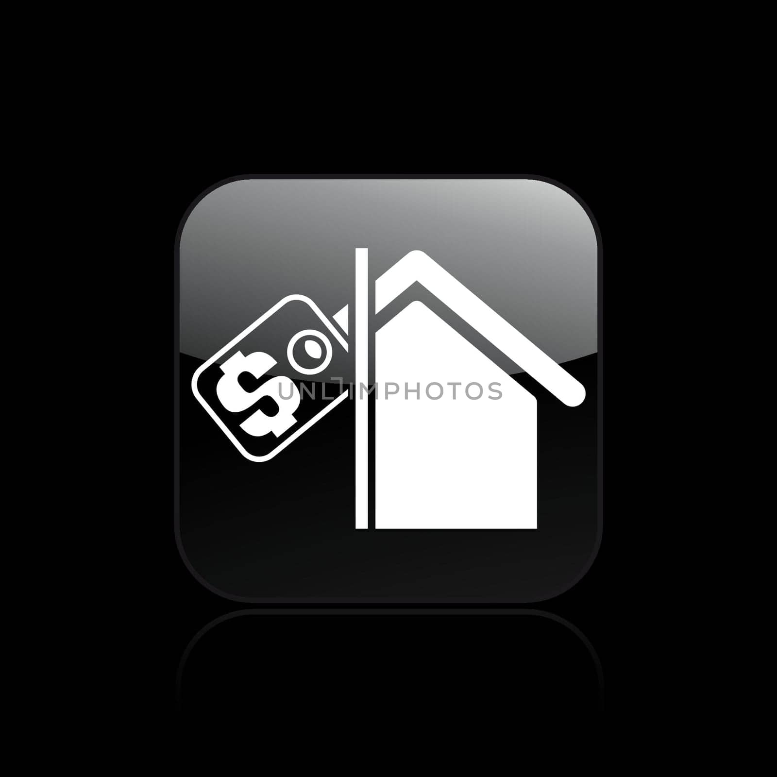 Vector illustration of single isolated real estate icon