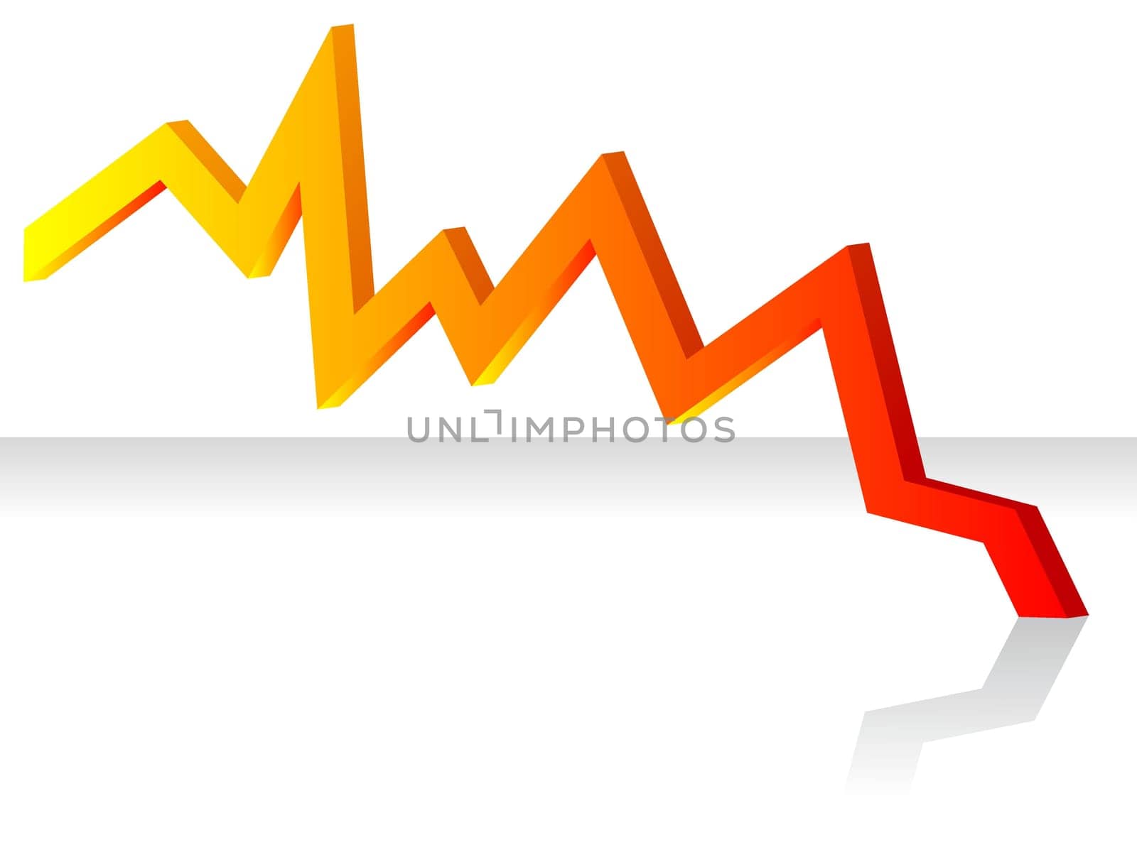 Vector illustration of crisis design concept