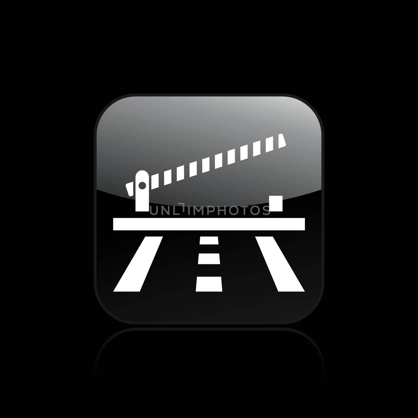Vector illustration of single isolated bar icon