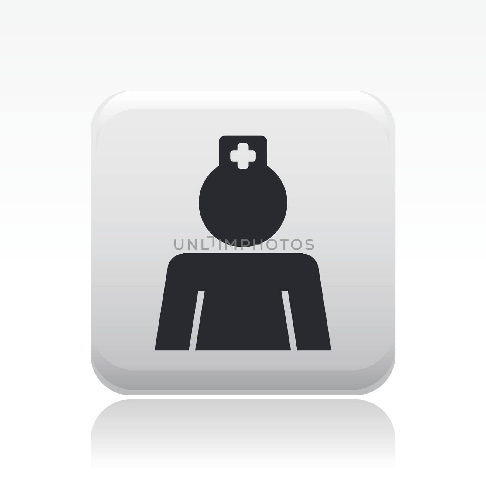 Vector illustration of single isolated medical icon