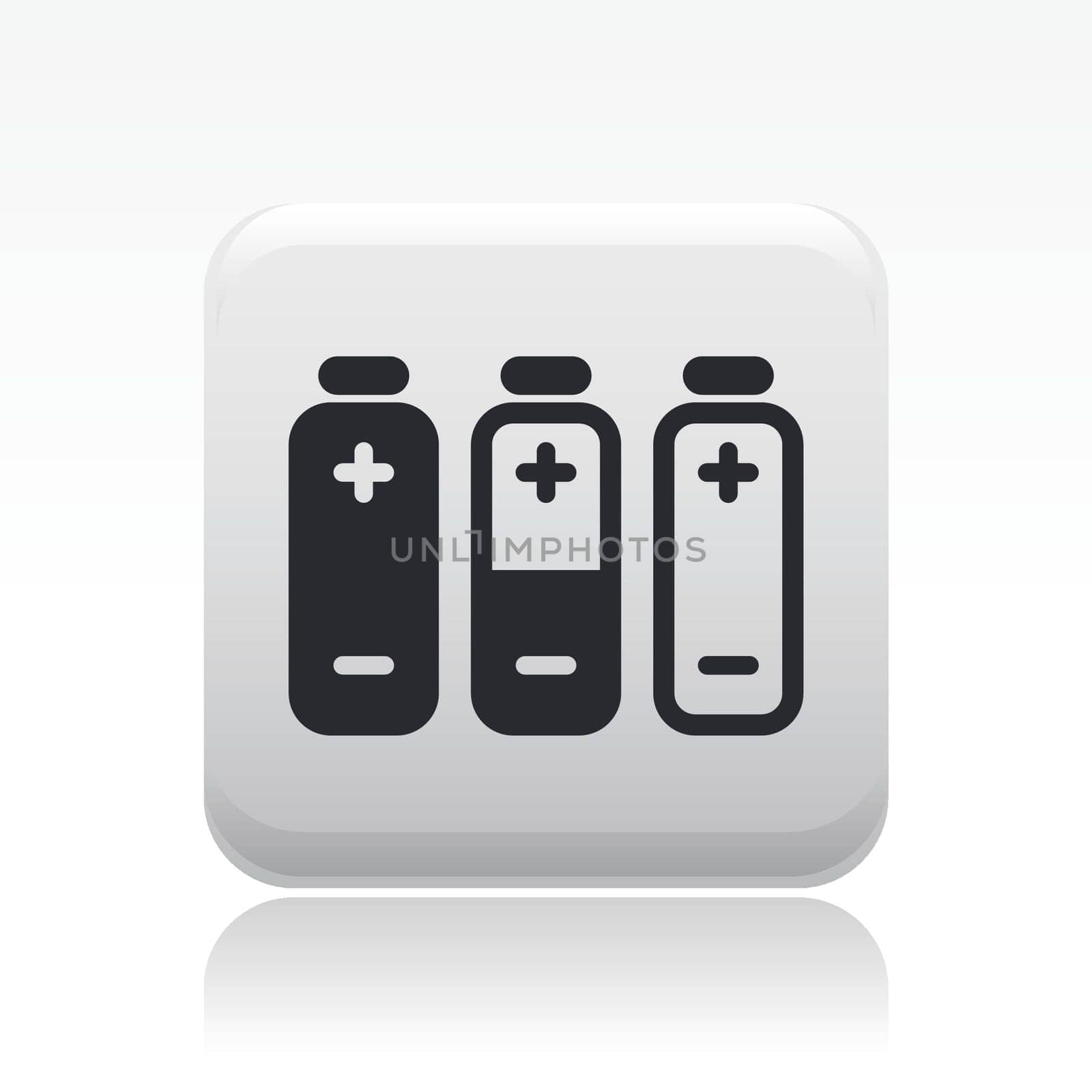 Vector illustration of single isolated energy level icon