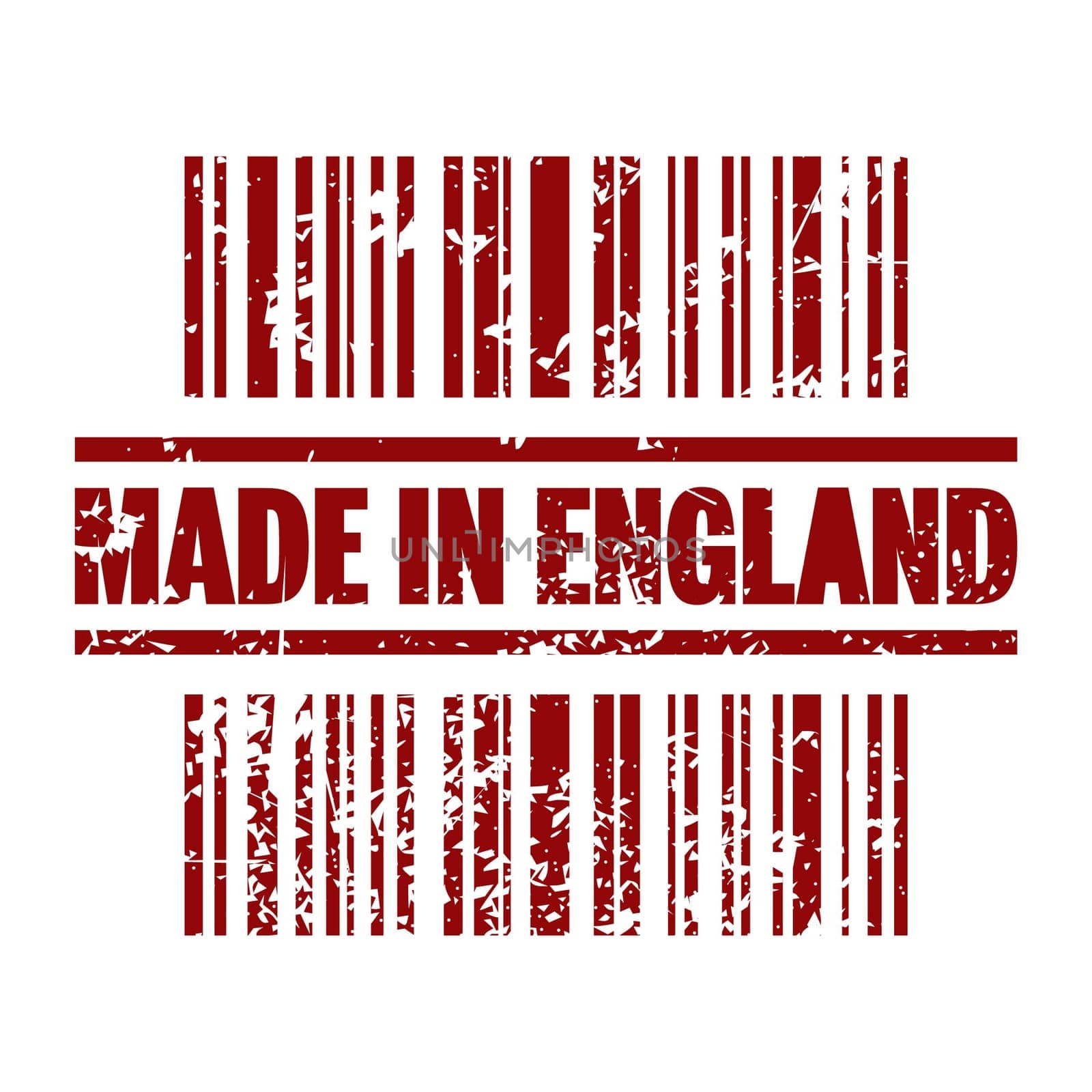 Vector illustration of single isolated Made in England icon