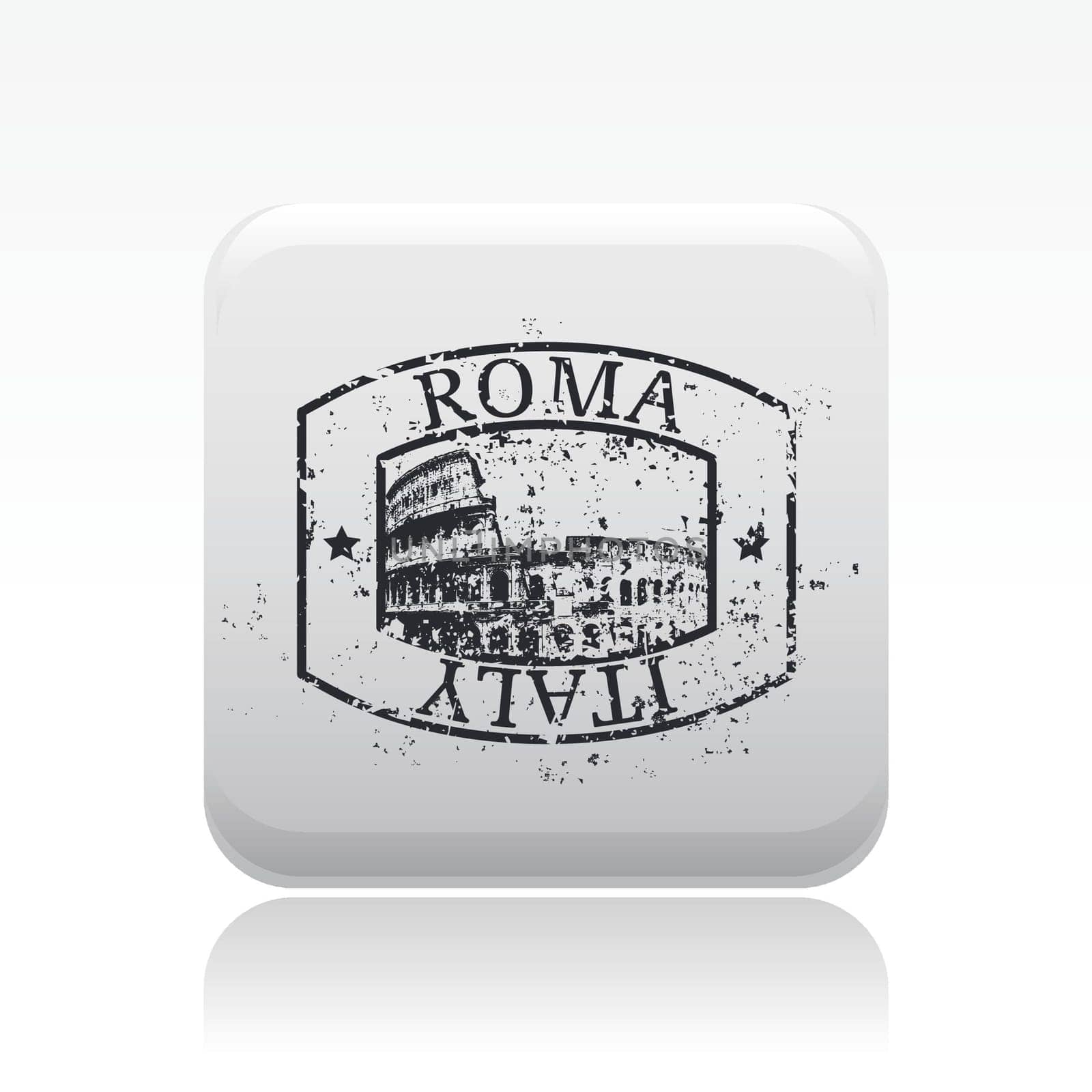 Vector illustration of single isolated Roma icon