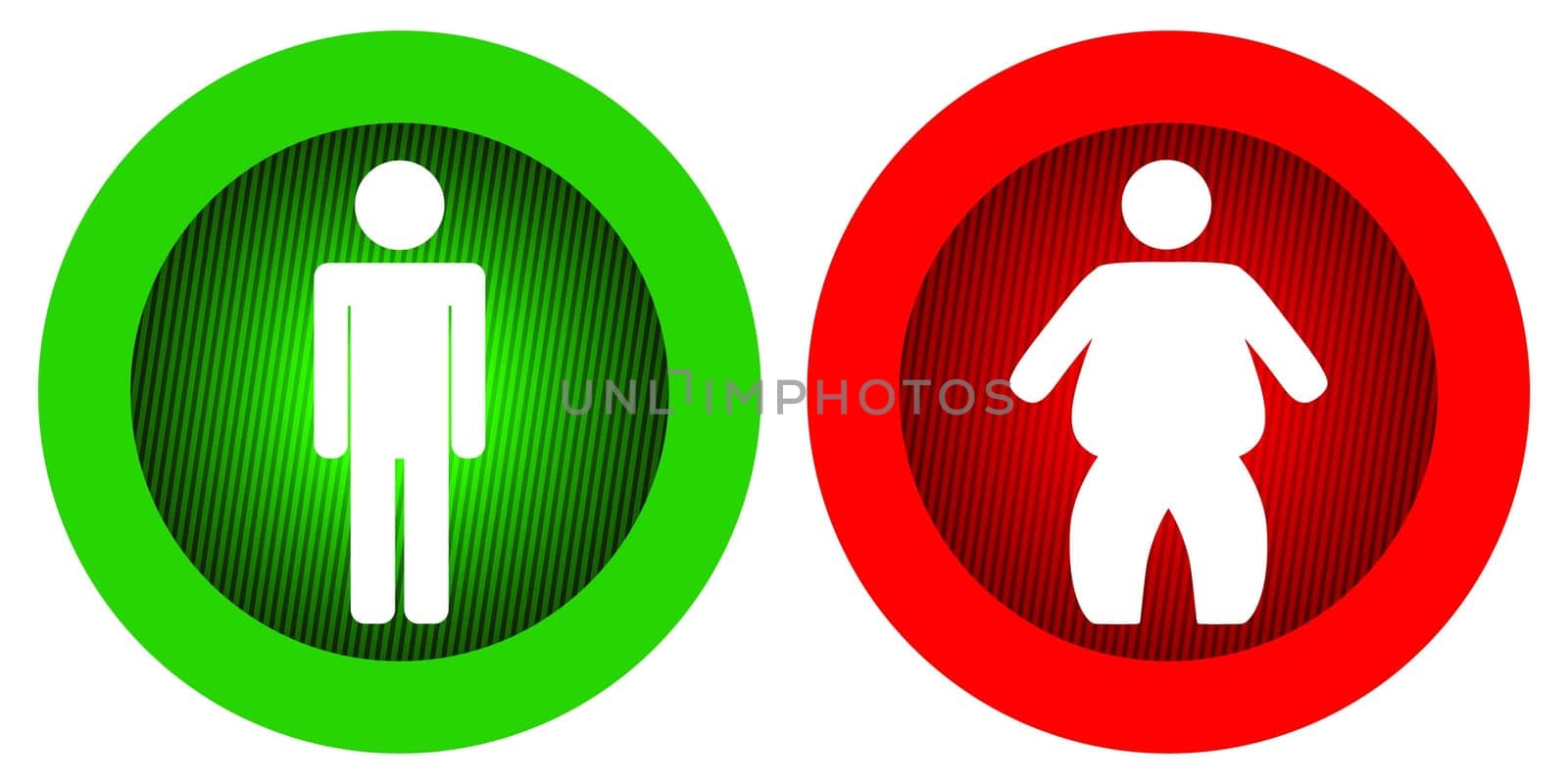 Vector illustration of single isolated diet icon
