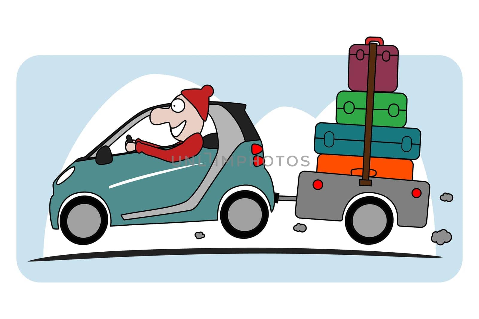 Vector illustration of single isolated holiday icon