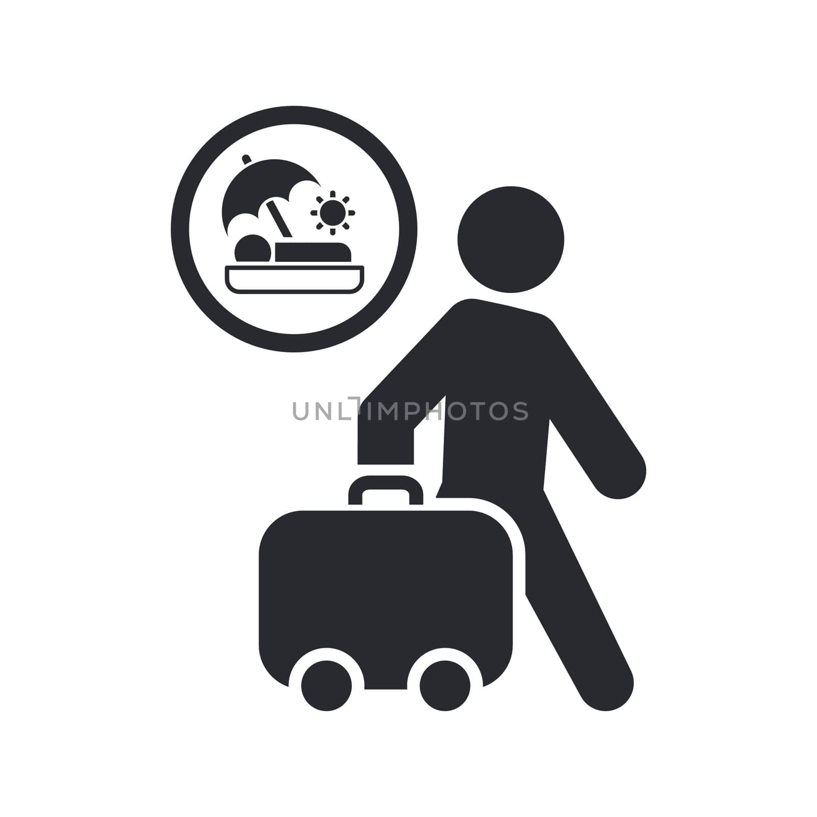 Vector illustration of single isolated holiday icon