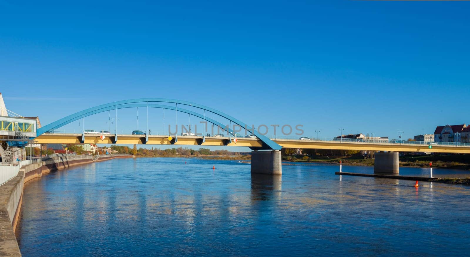 Oderbruecke Bridge, Frankfurt Oder Germany to Slubice Poland