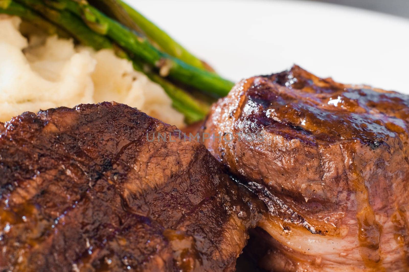 Filet mignon steak on a plate