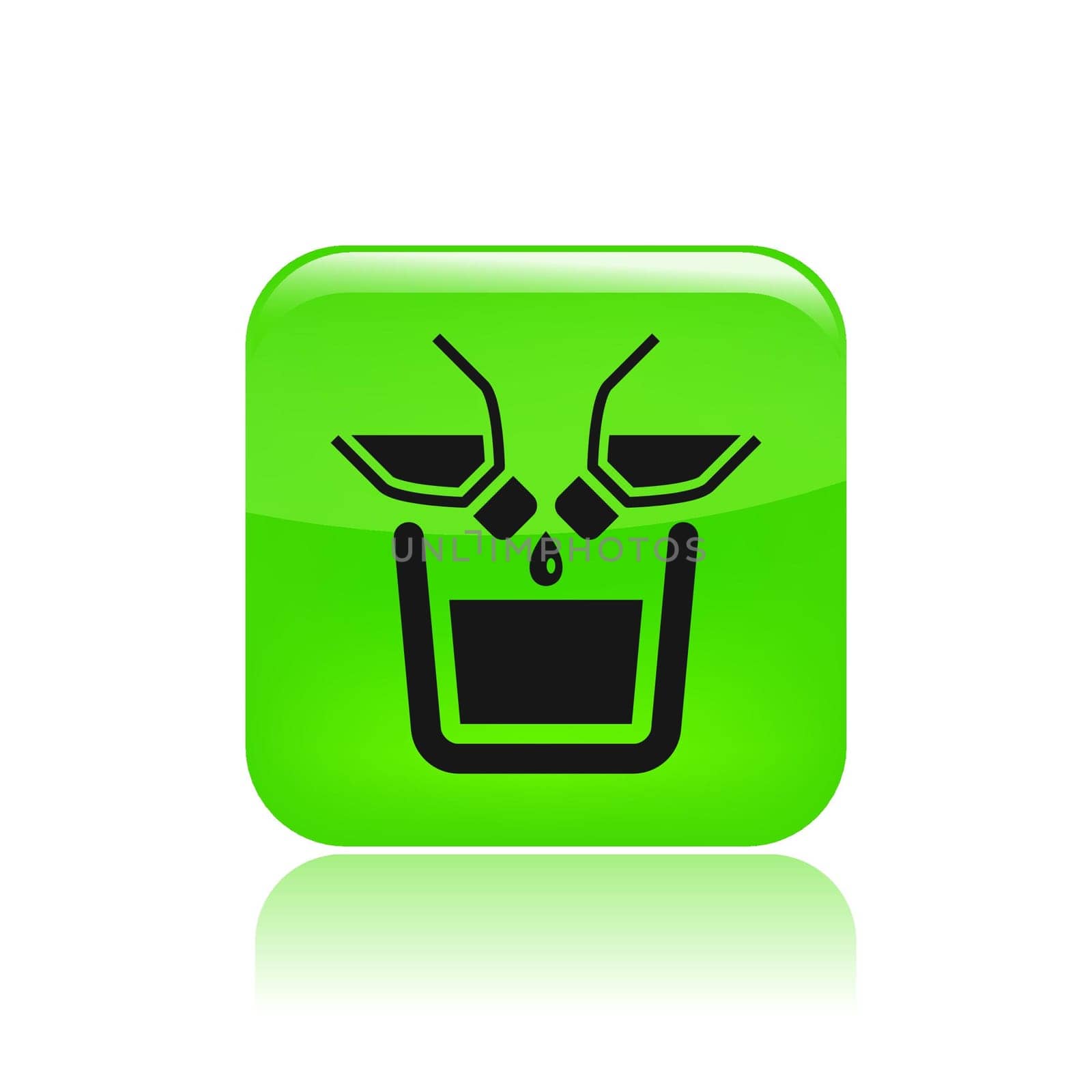 Vector illustration of single isolated pour icon