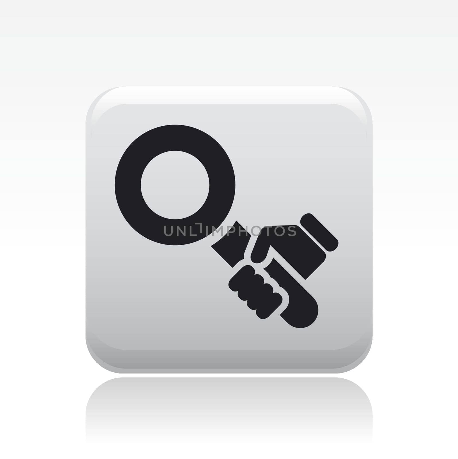 Vector illustration of single isolated scoop icon