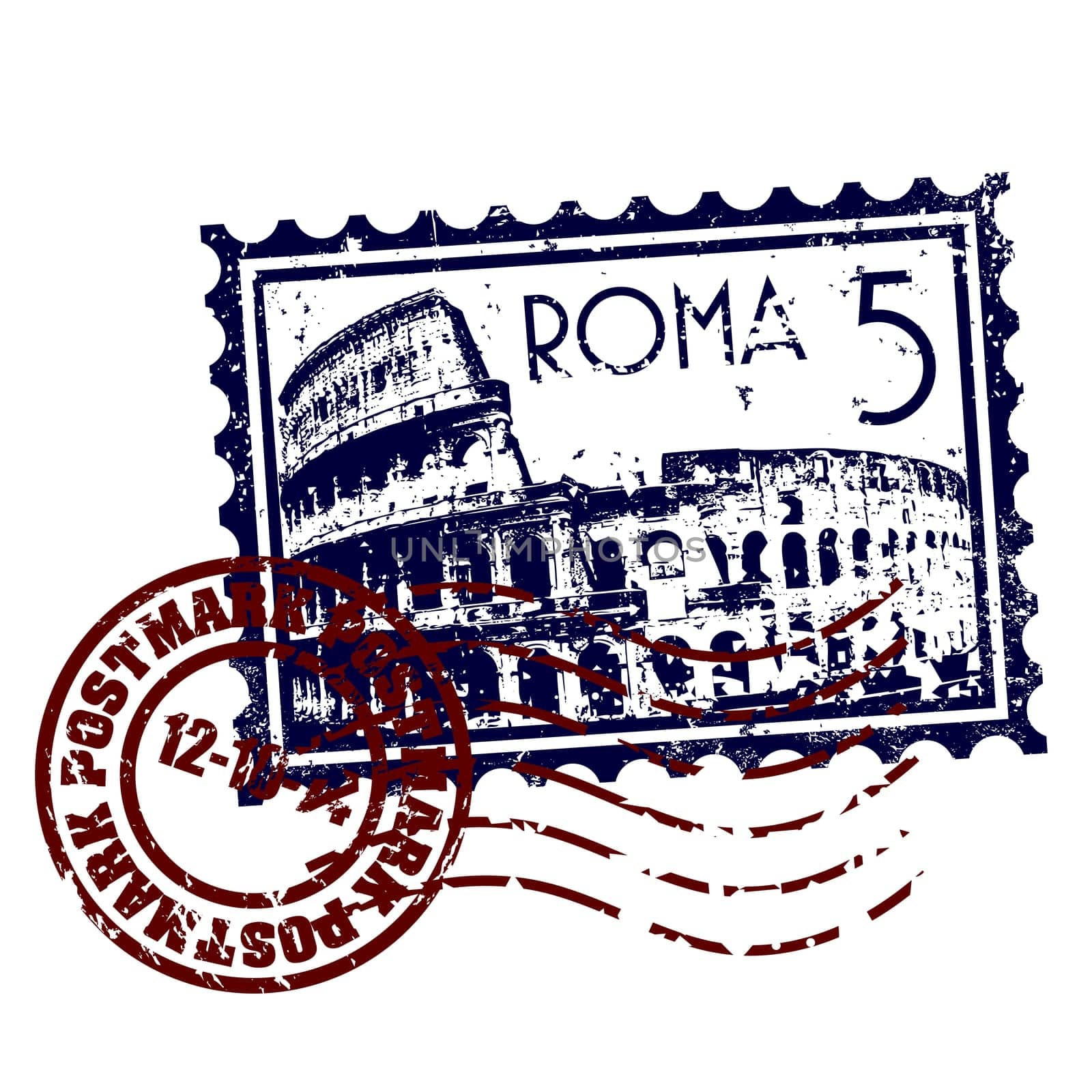 Vector illustration of single isolated Italy icon