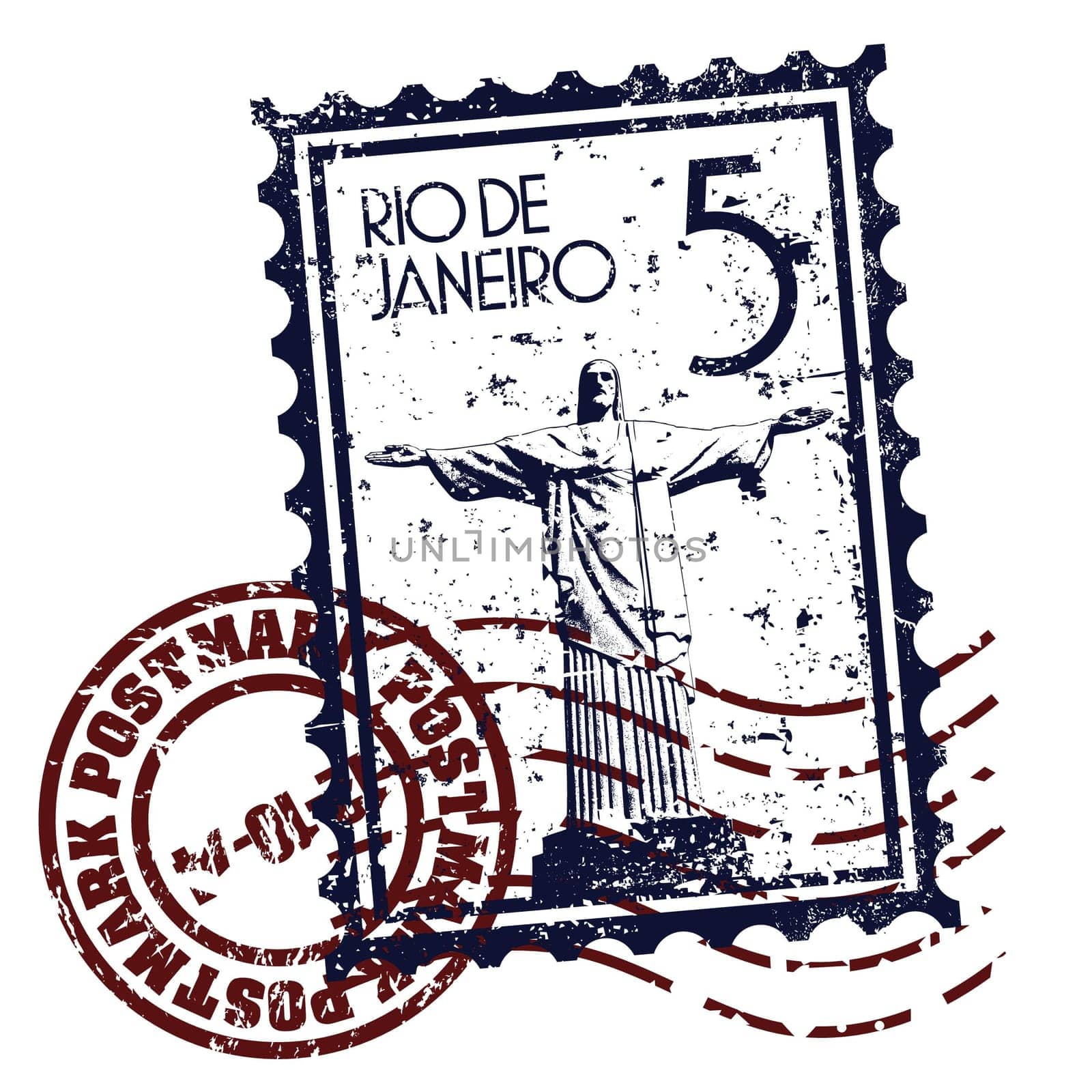 Vector illustration of single isolated Brazil icon