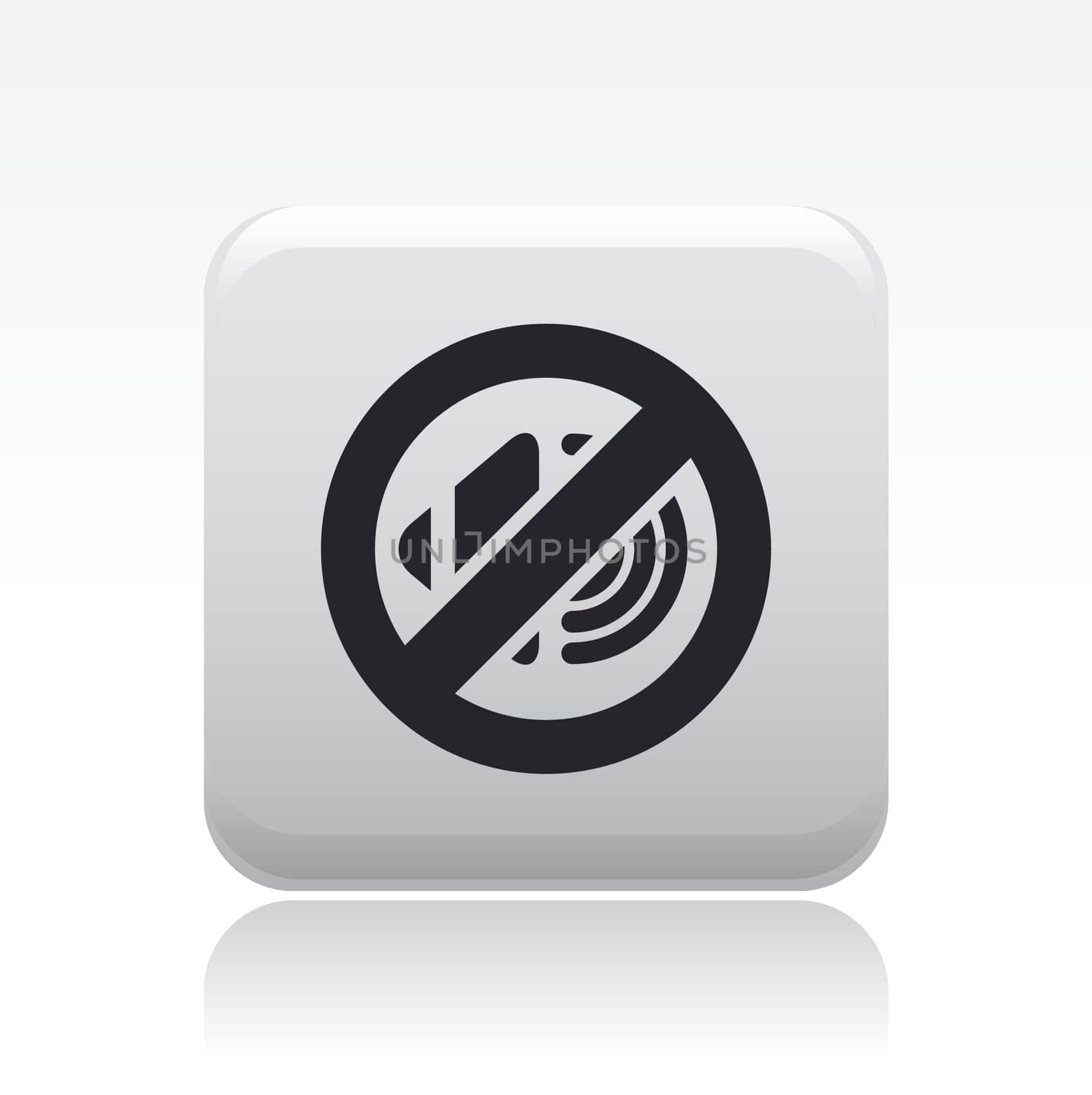 Vector illustration of single isolated audio icon