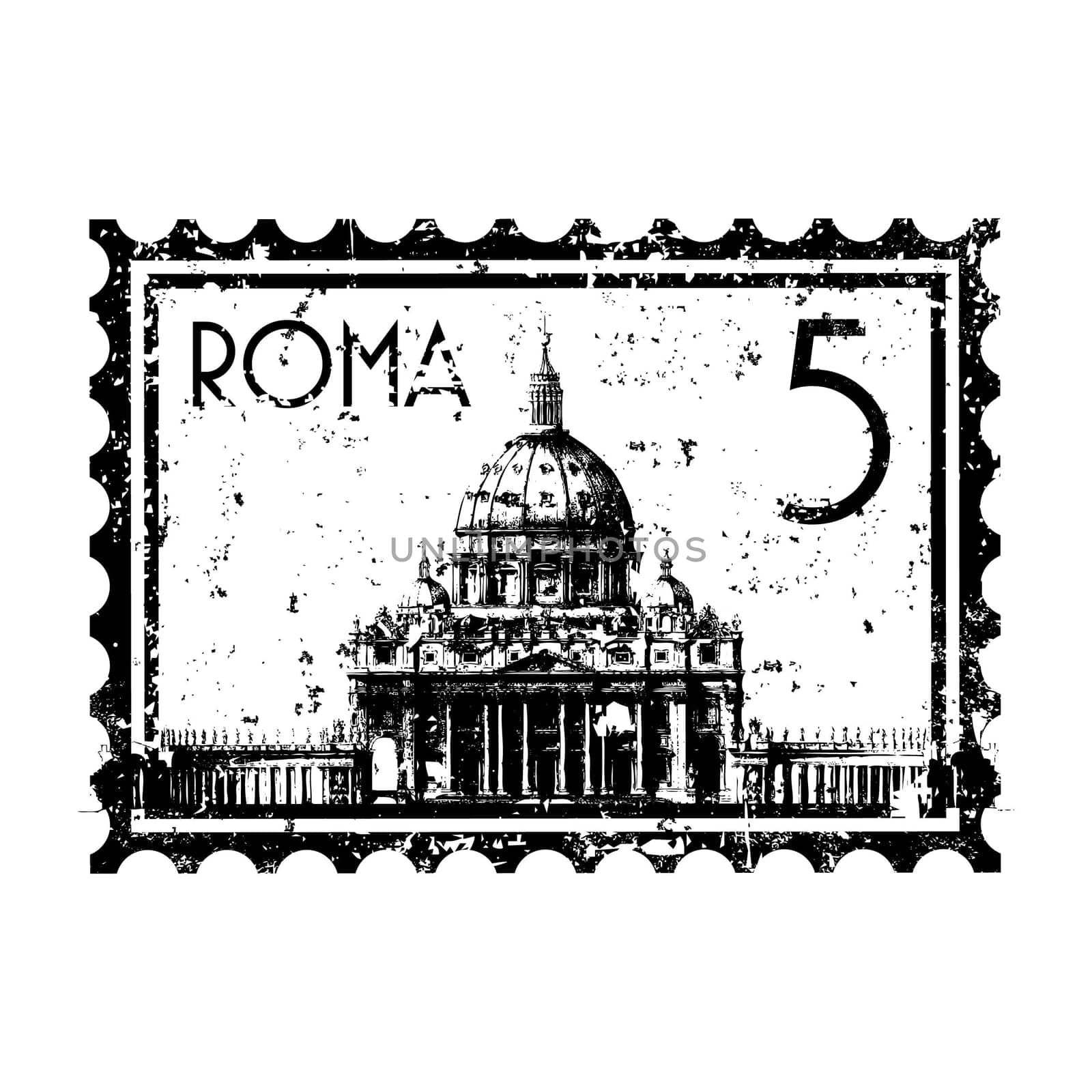 Vector illustration of single isolated Vatican City icon