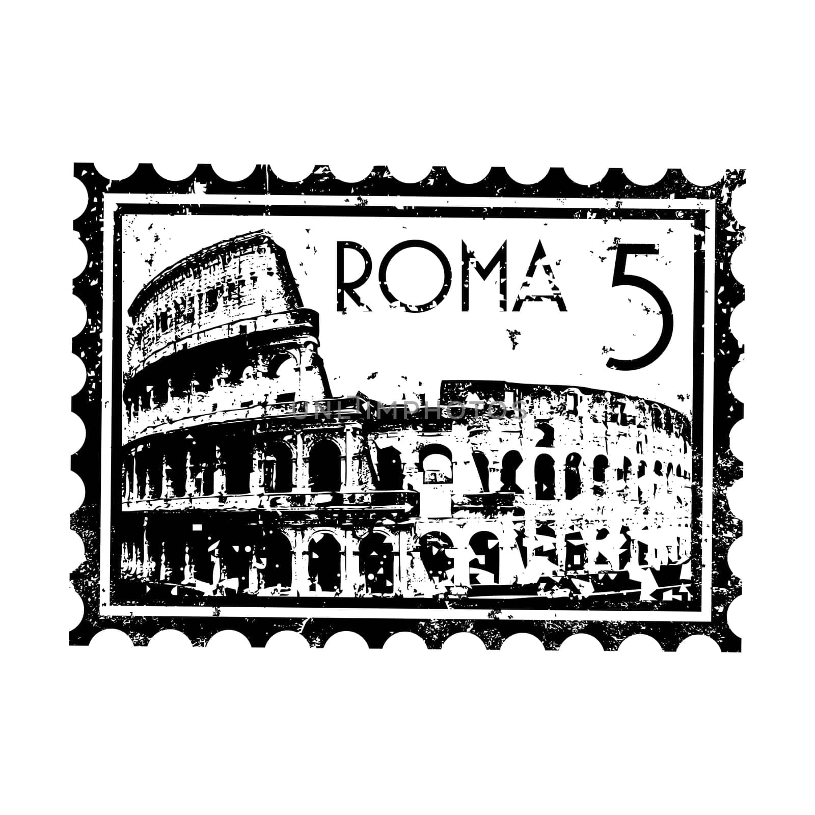 Vector illustration of single isolated Italy icon