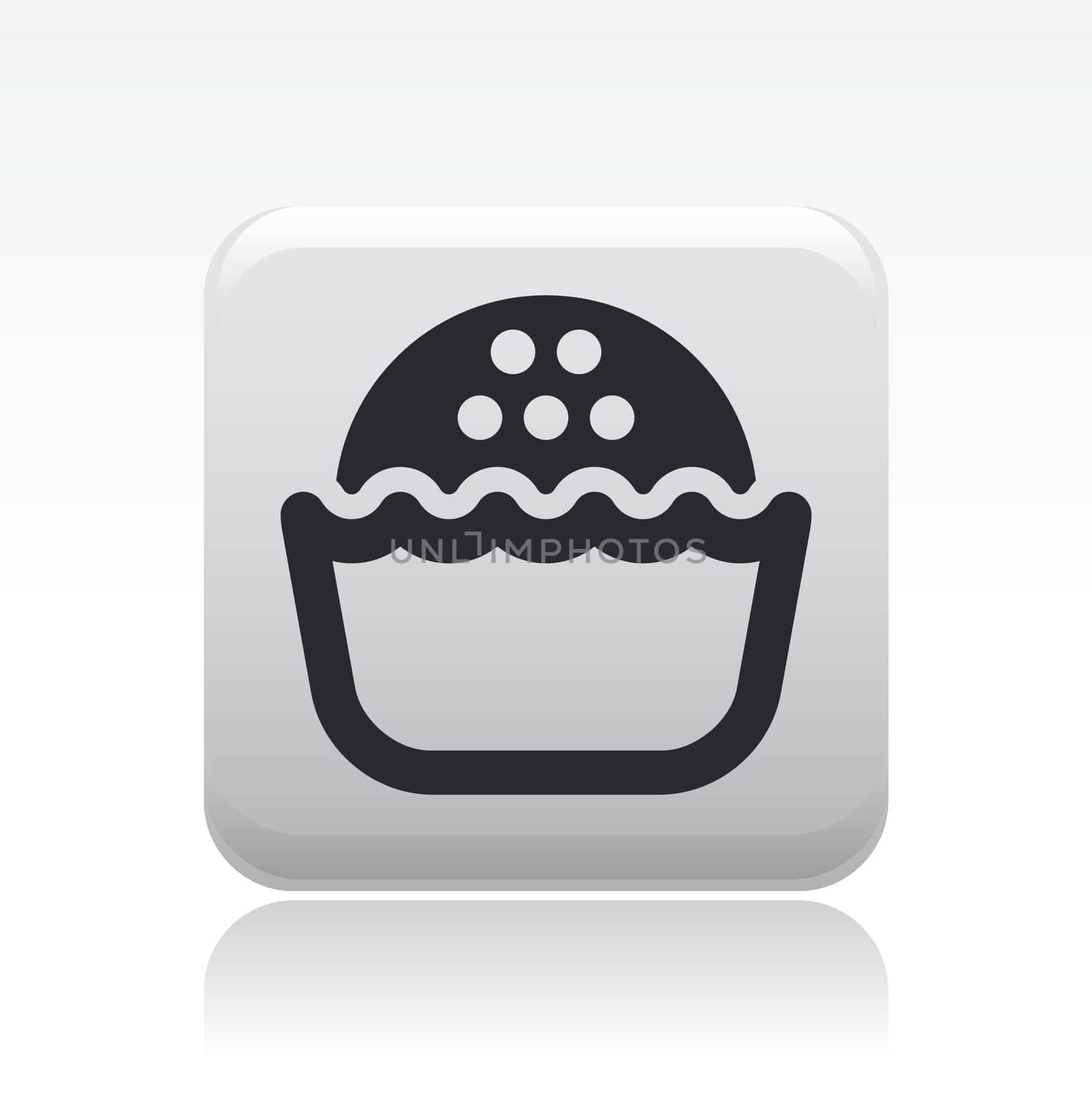 Vector illustration of single isolated sweet icon
