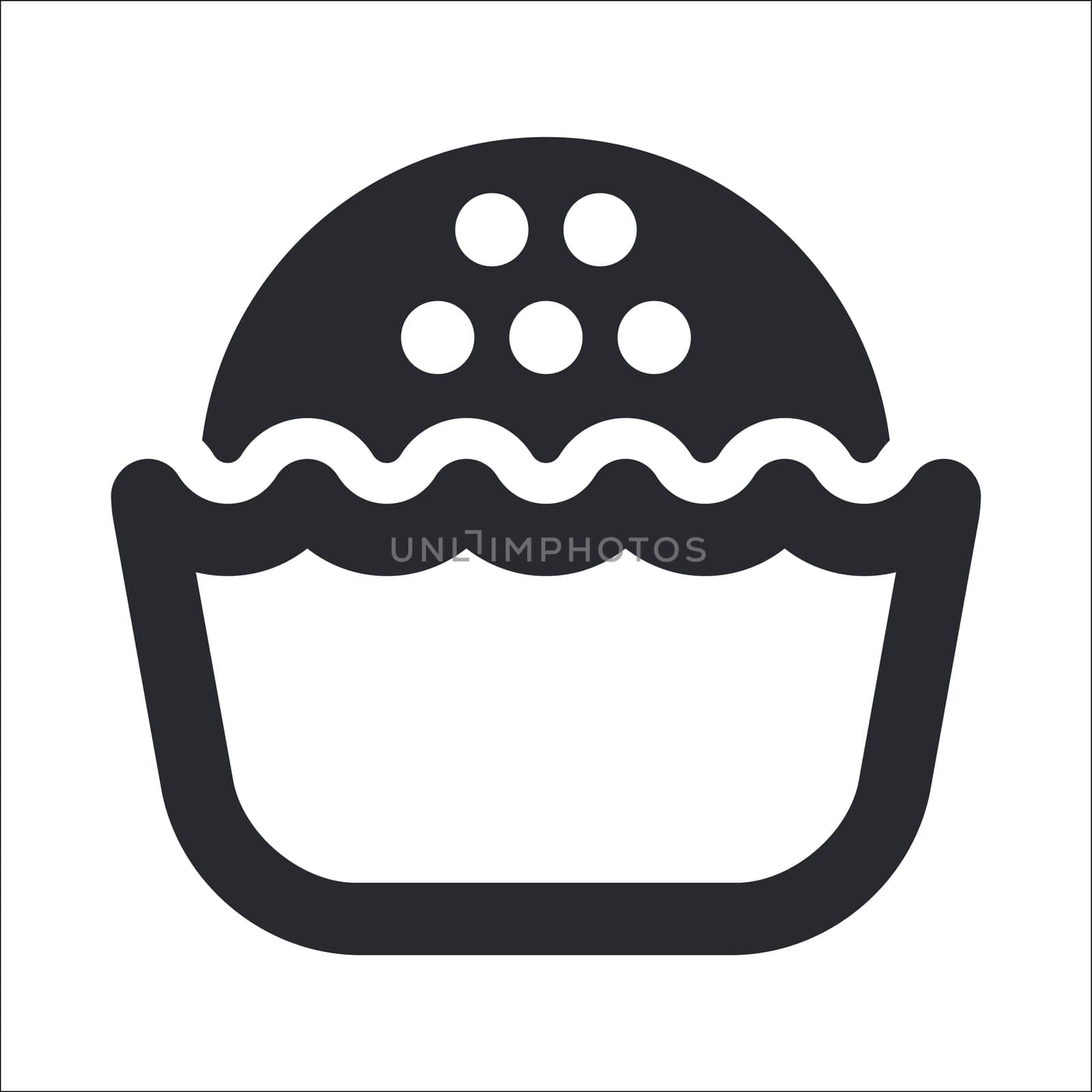 Vector illustration of single isolated sweet icon