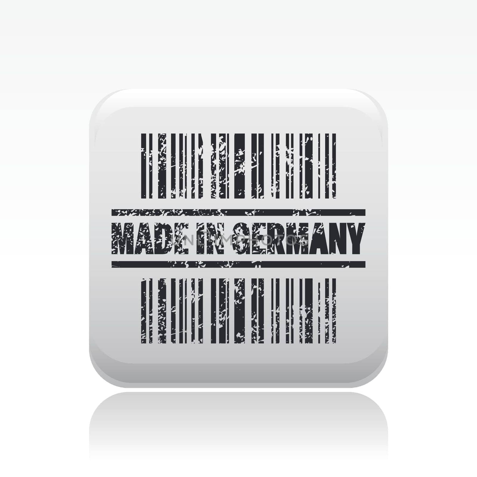 Vector illustration of single isolated Germany icon