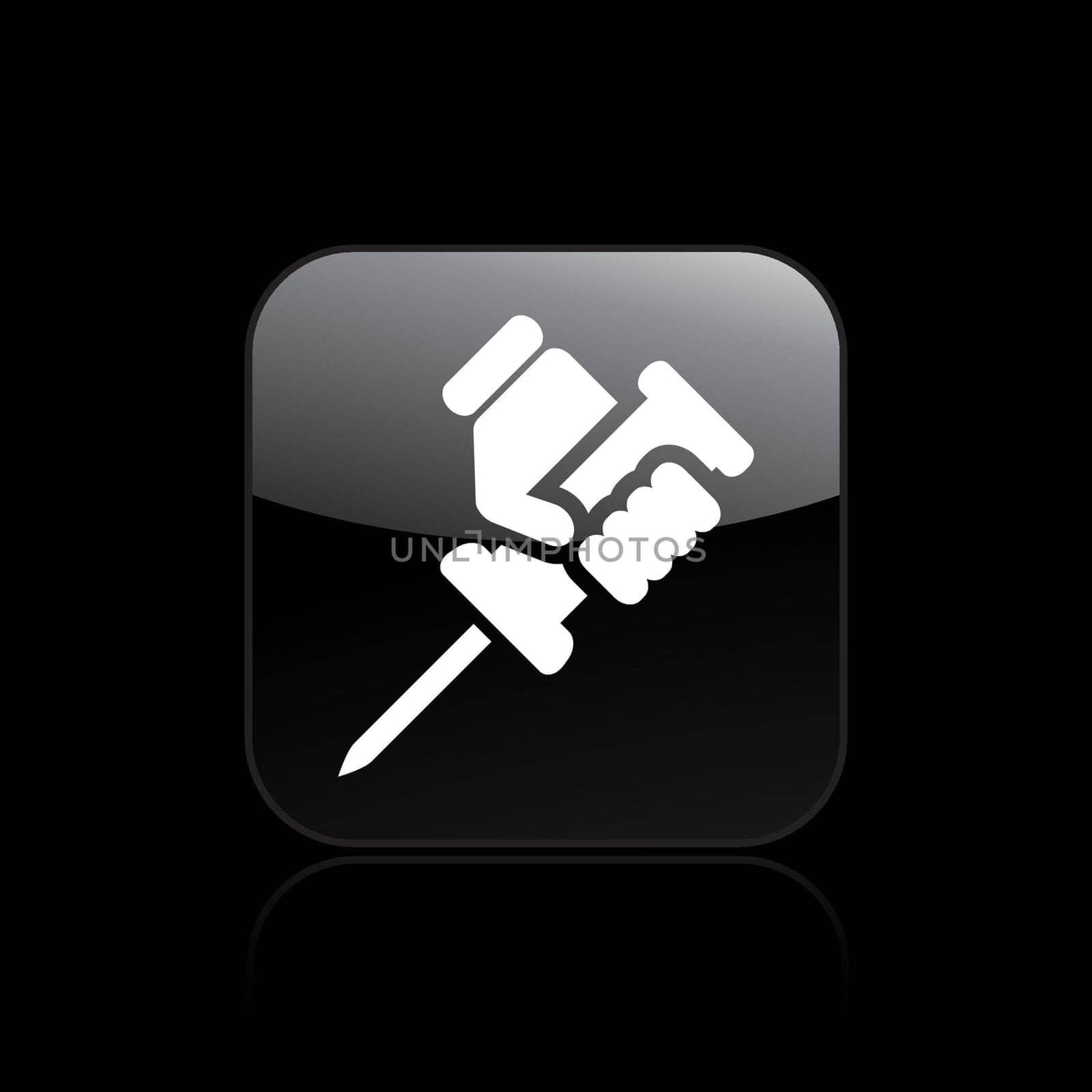Vector illustration of single isolated repair  icon