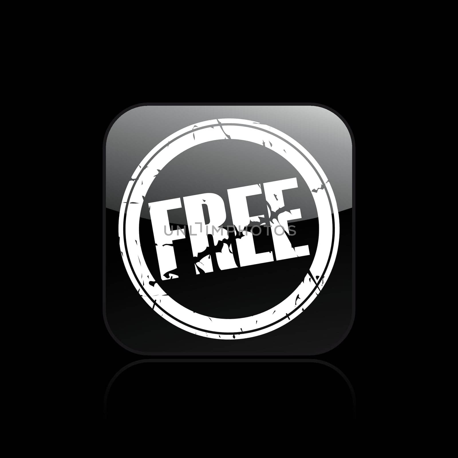 Vector illustration of single isolated free icon