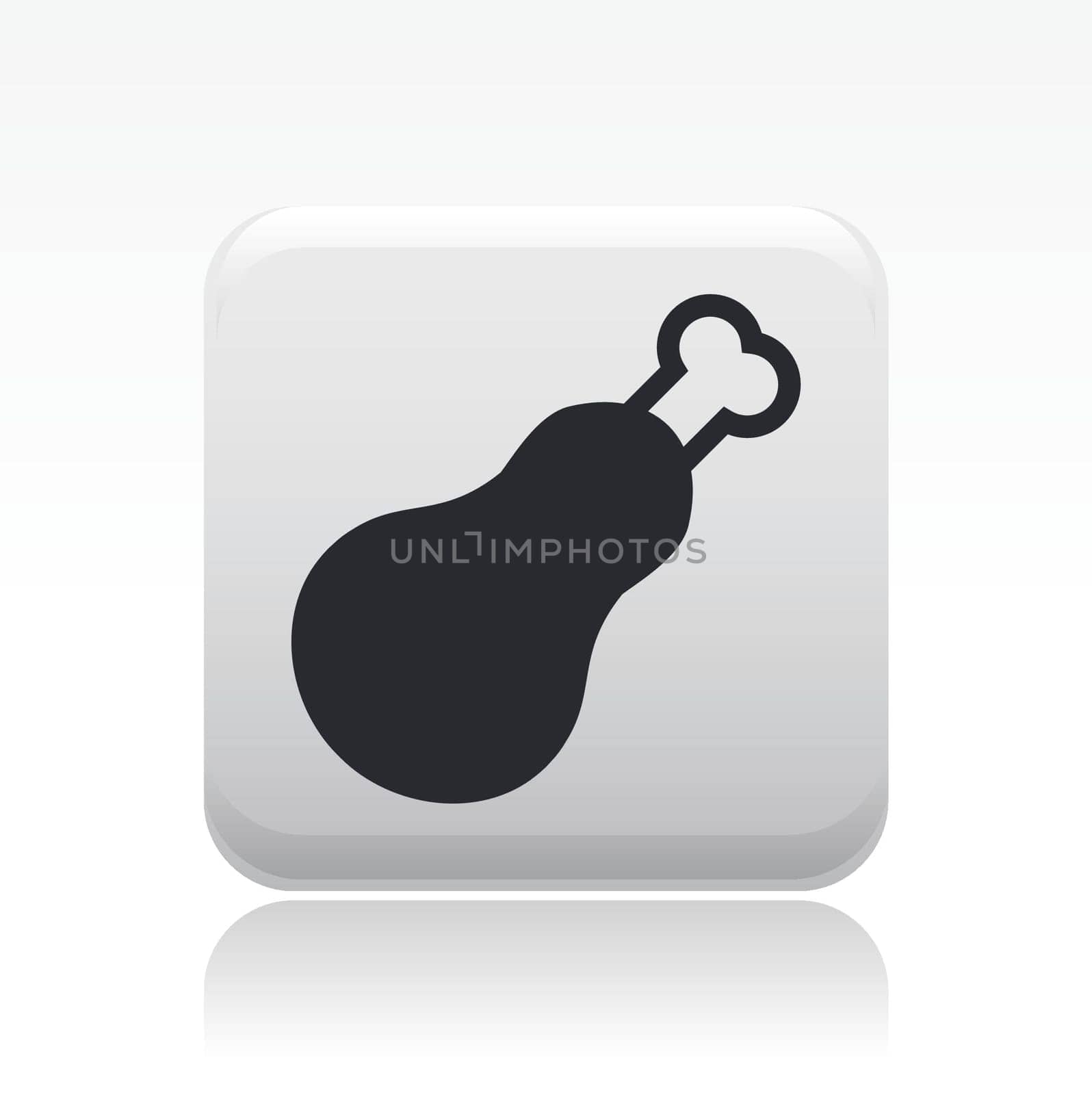 Vector illustration of single isolated food icon