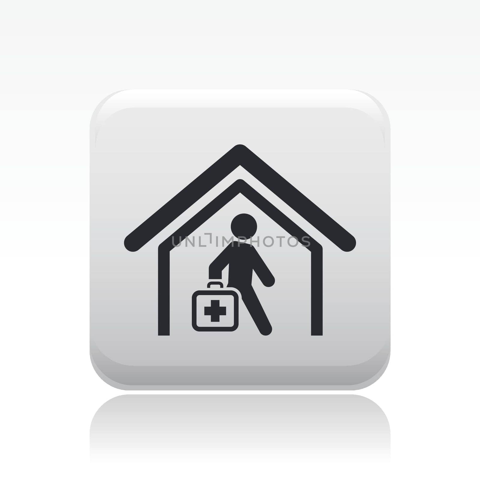 Vector illustration of single isolated medical icon