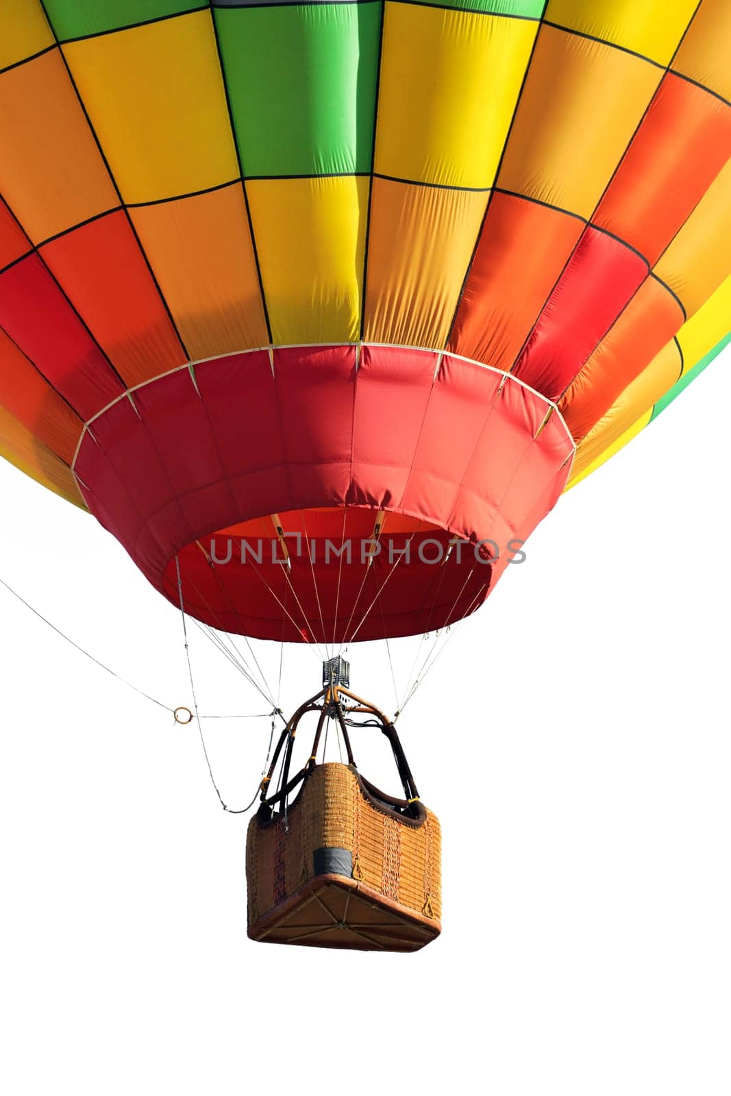 hot air balloon isolated