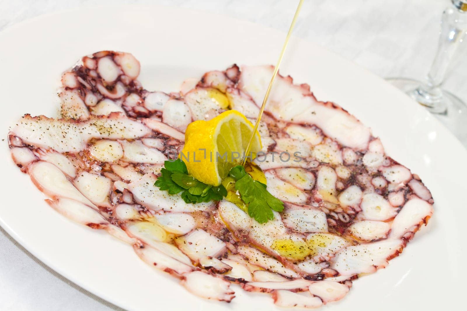 octopus carpaccio
